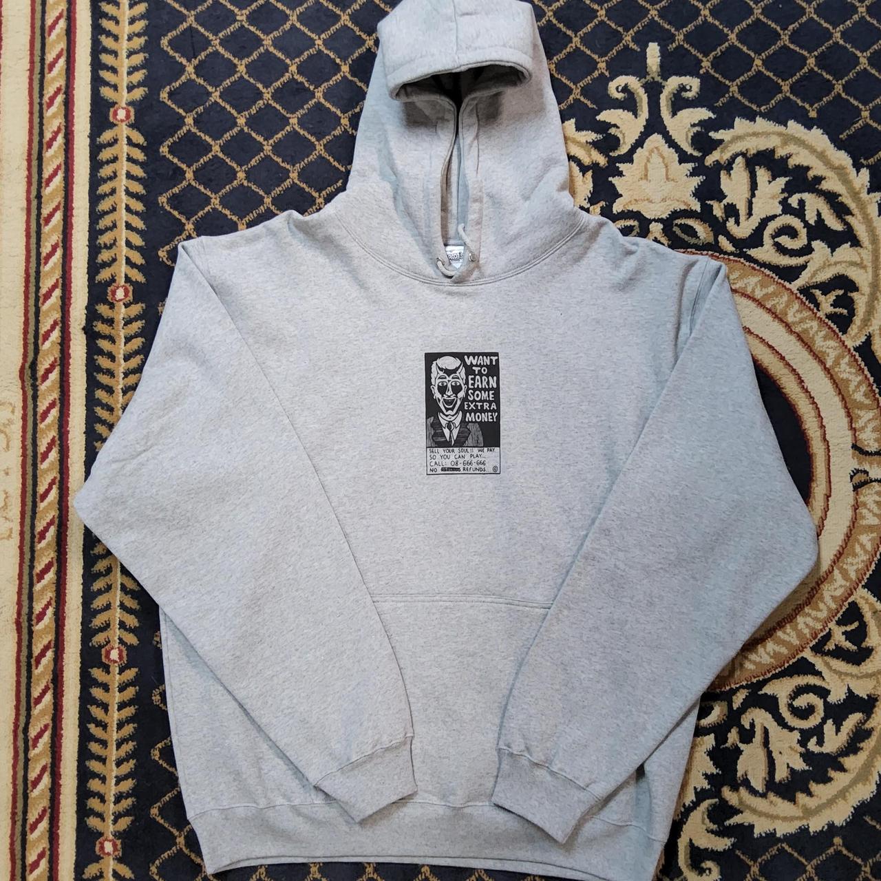 Polar Skate Co Men's Grey Hoodie Depop