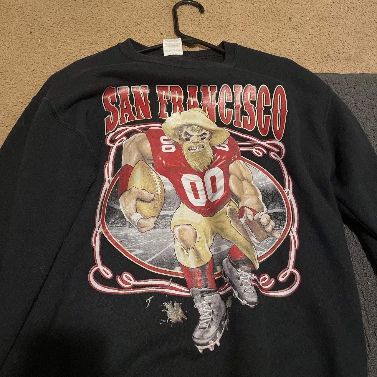 Vintage San Francisco 49ers Crewneck Sweatshirt Home - Depop