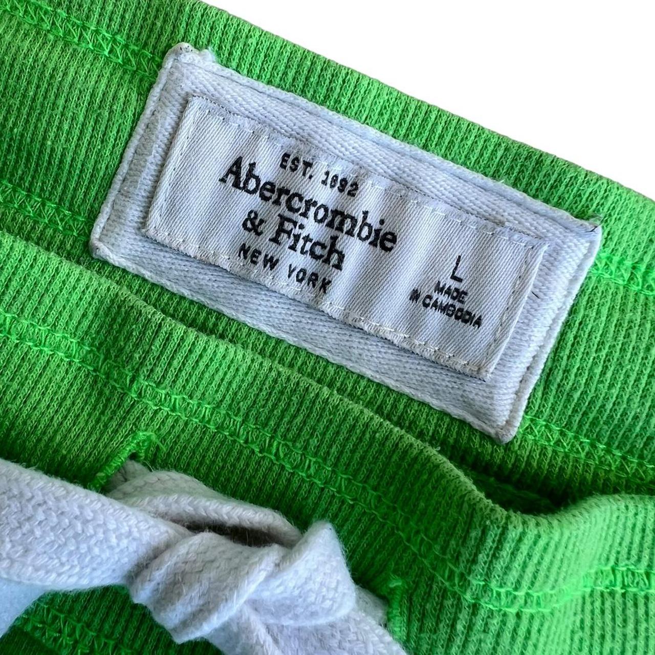 Abercrombie Fitch Women S Green And White Joggers Tracksuits Depop