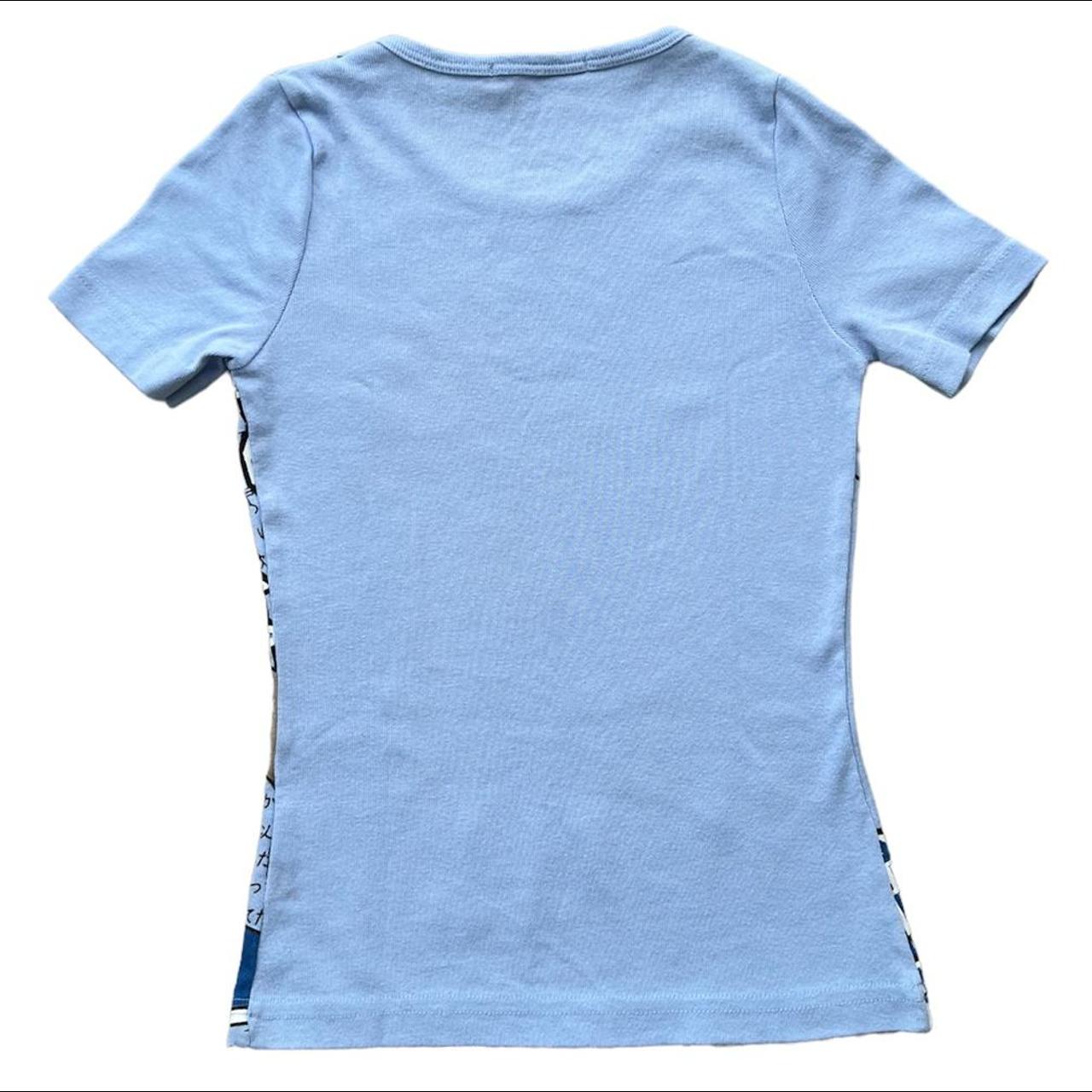 Miss Sixty Women's Blue T-shirt | Depop