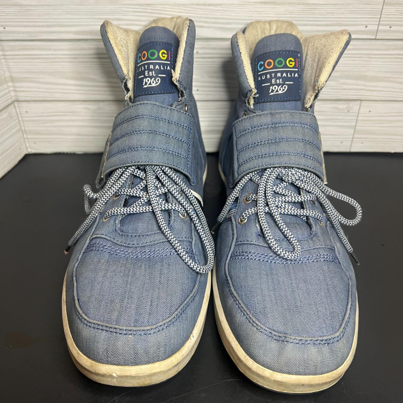 Vintage Coogi Australia CM1319 Men's Blue High Top | Depop
