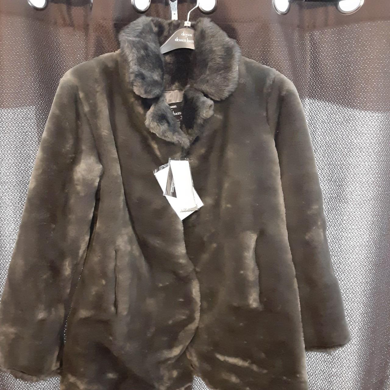 Dennis basso sales shearling coat