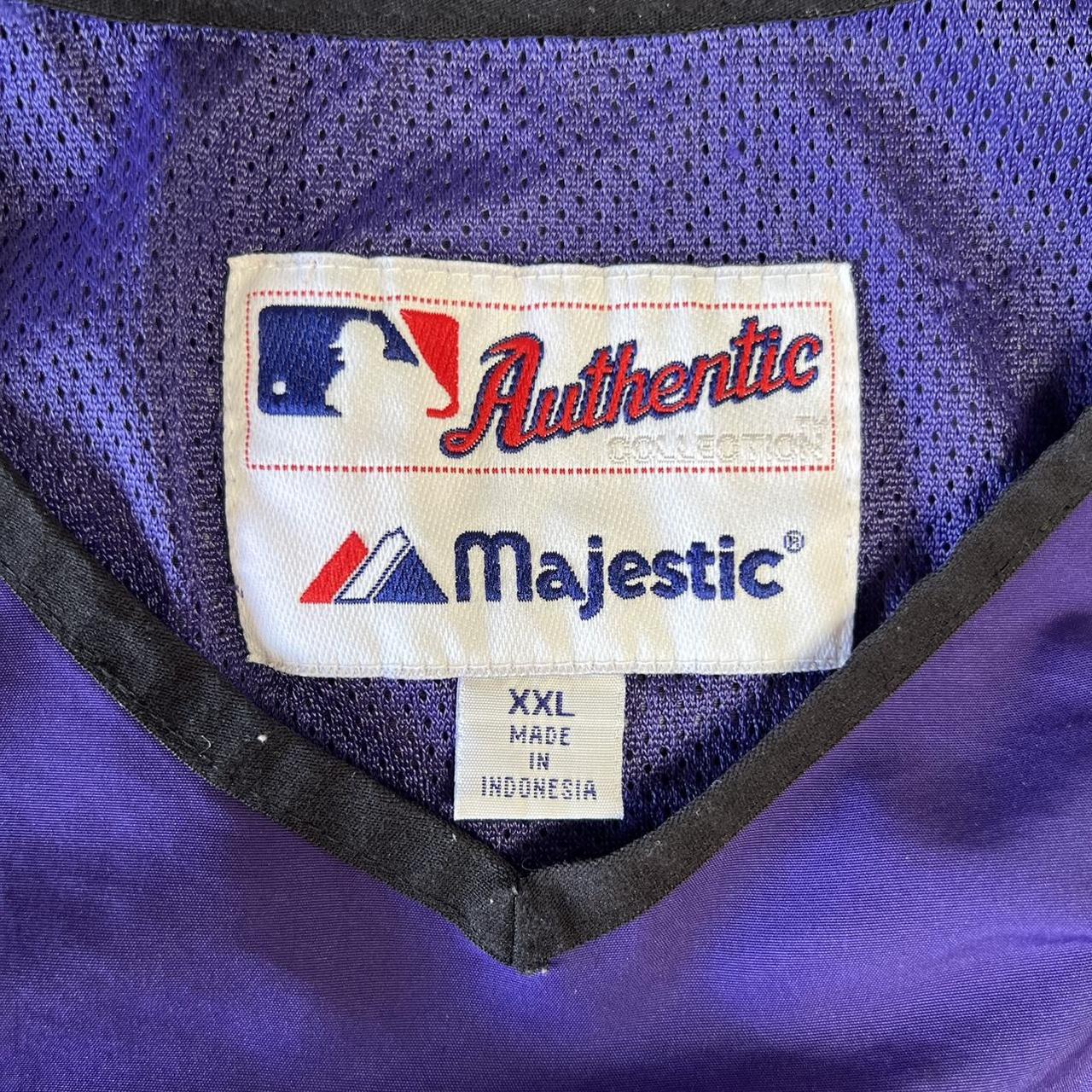 Colorado Rockies Majestic cool base windbreaker - Depop