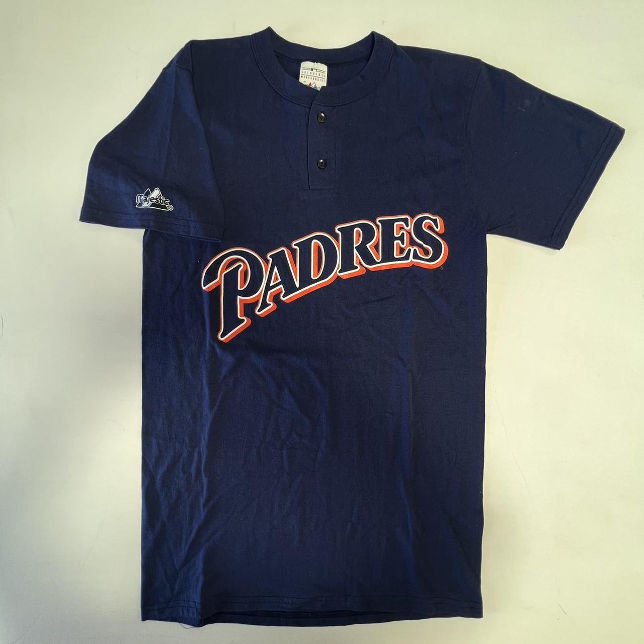Vintage 90s San Diego Padres Majestic Pinstripe - Depop