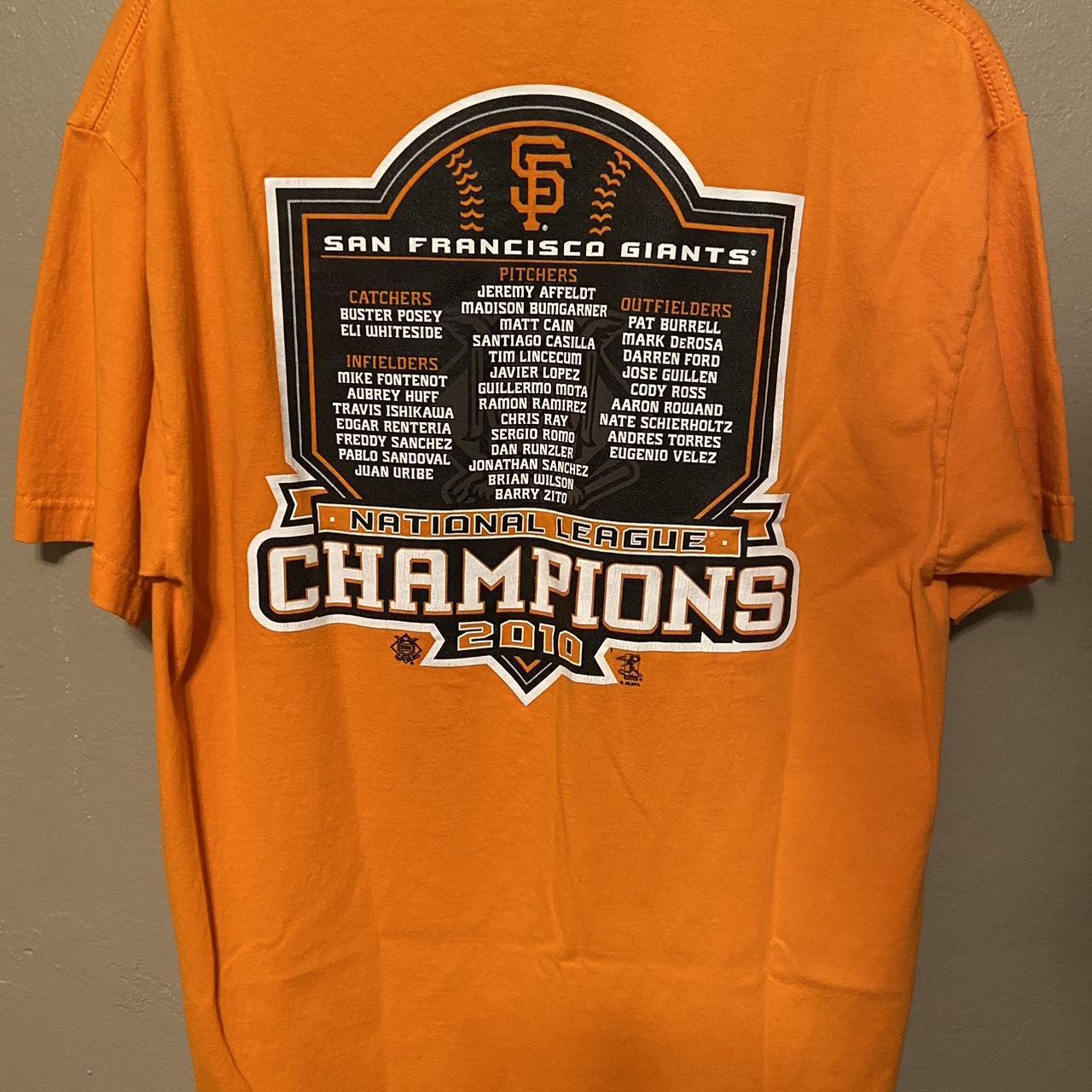 GREY VINTAGE SAN FRANCISCO GIANTS 2010 WORLD SERIES - Depop