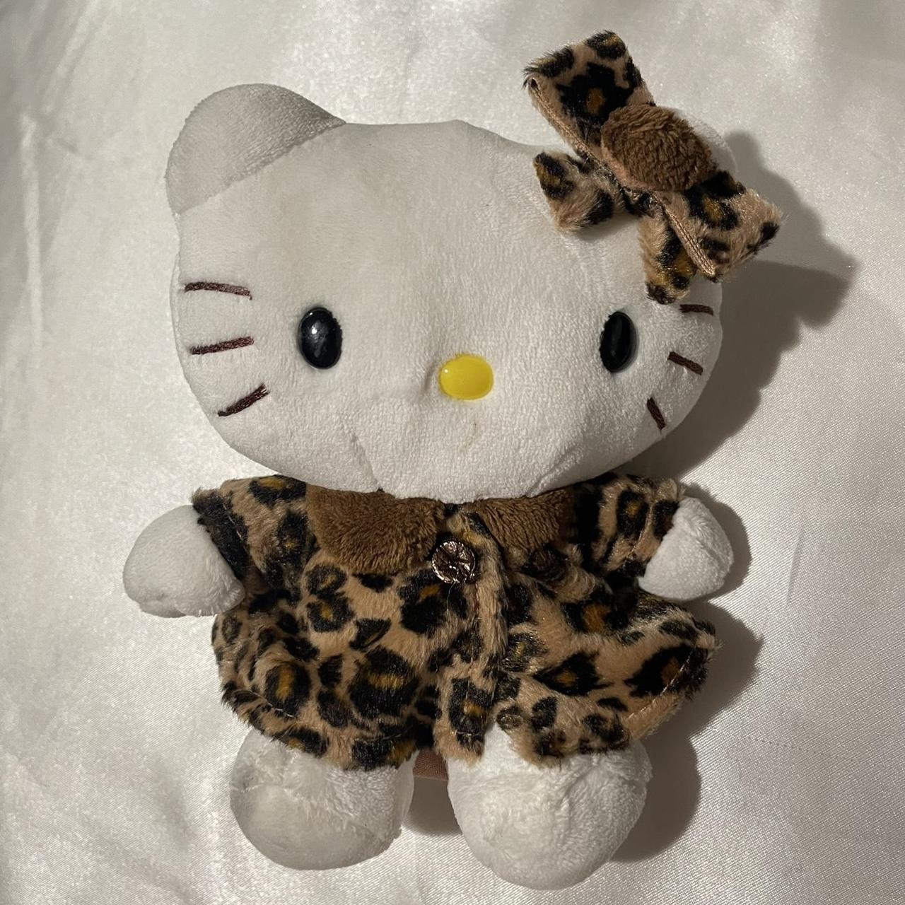 Rare 2000's Hello Kitty Cheetah Plush One Flaw:... - Depop