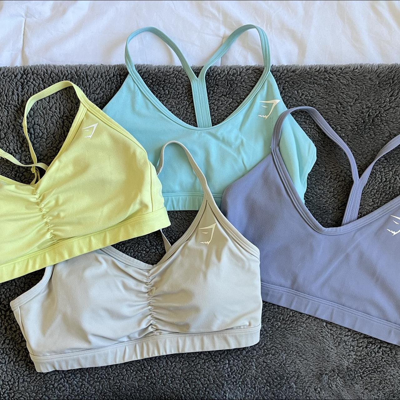 Women’s Gymshark Bras all medium except the light... Depop