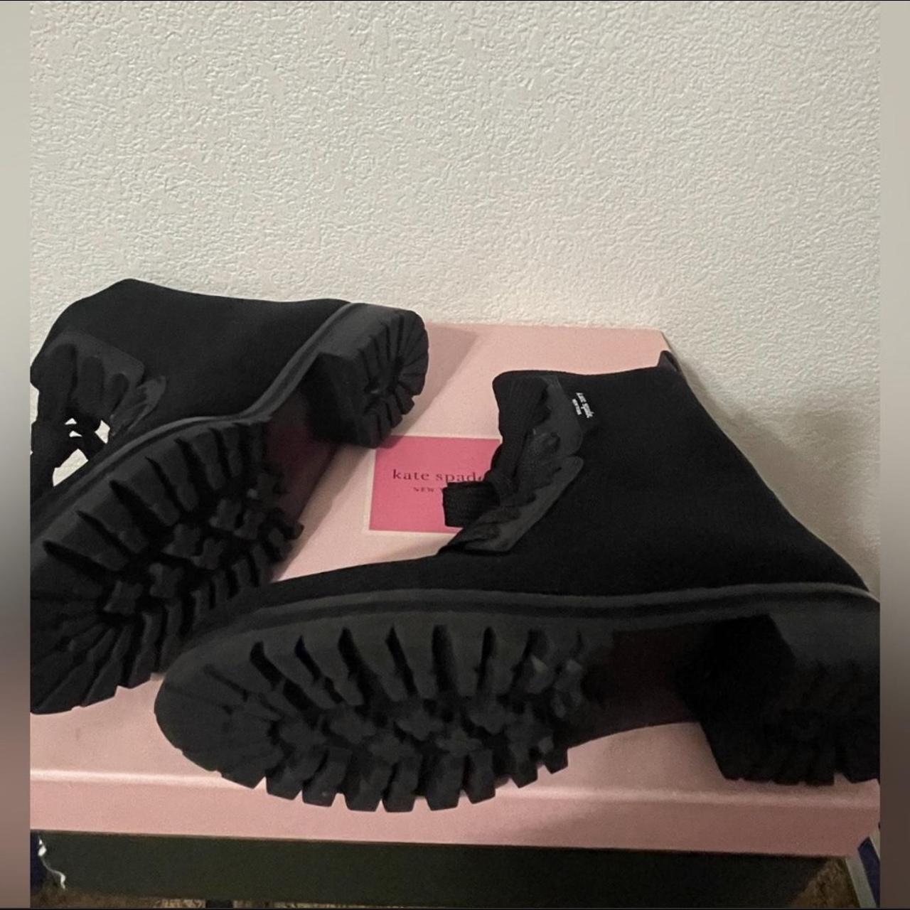 kate spade black boots