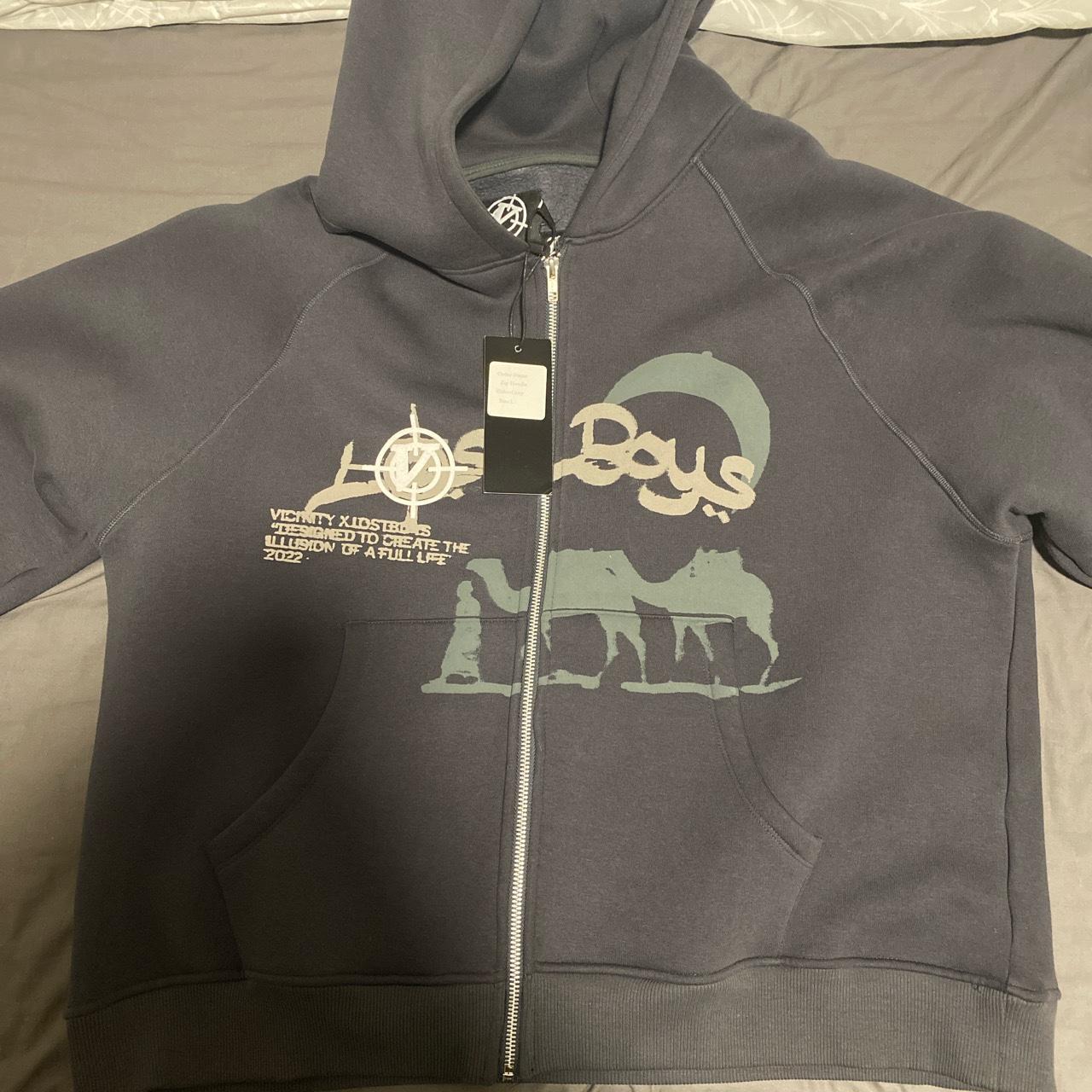 Vicinity x Lost Boys Zip Hoodie Grey RARE... Depop