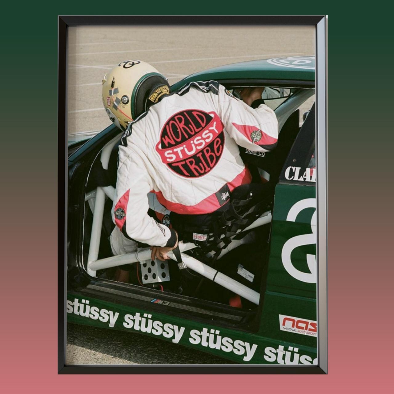 🖼 Stussy F1 rally race car Poster 🖼 ... - Depop