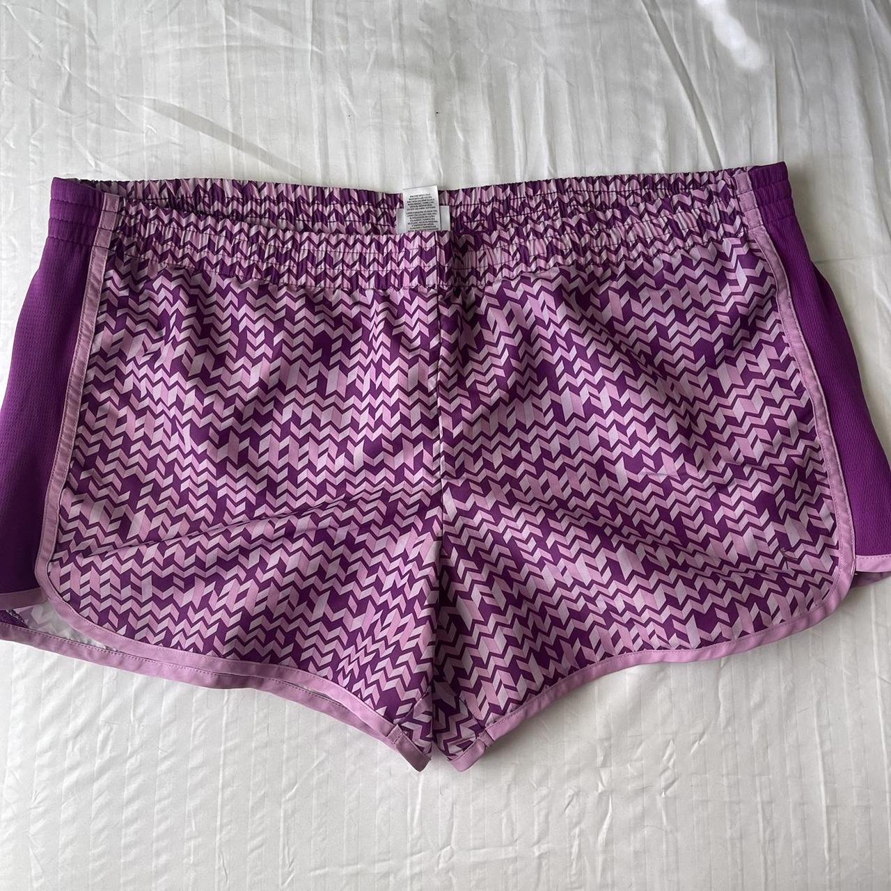 Aurola Lavender Gym Shorts - no flaws - scrunched at - Depop