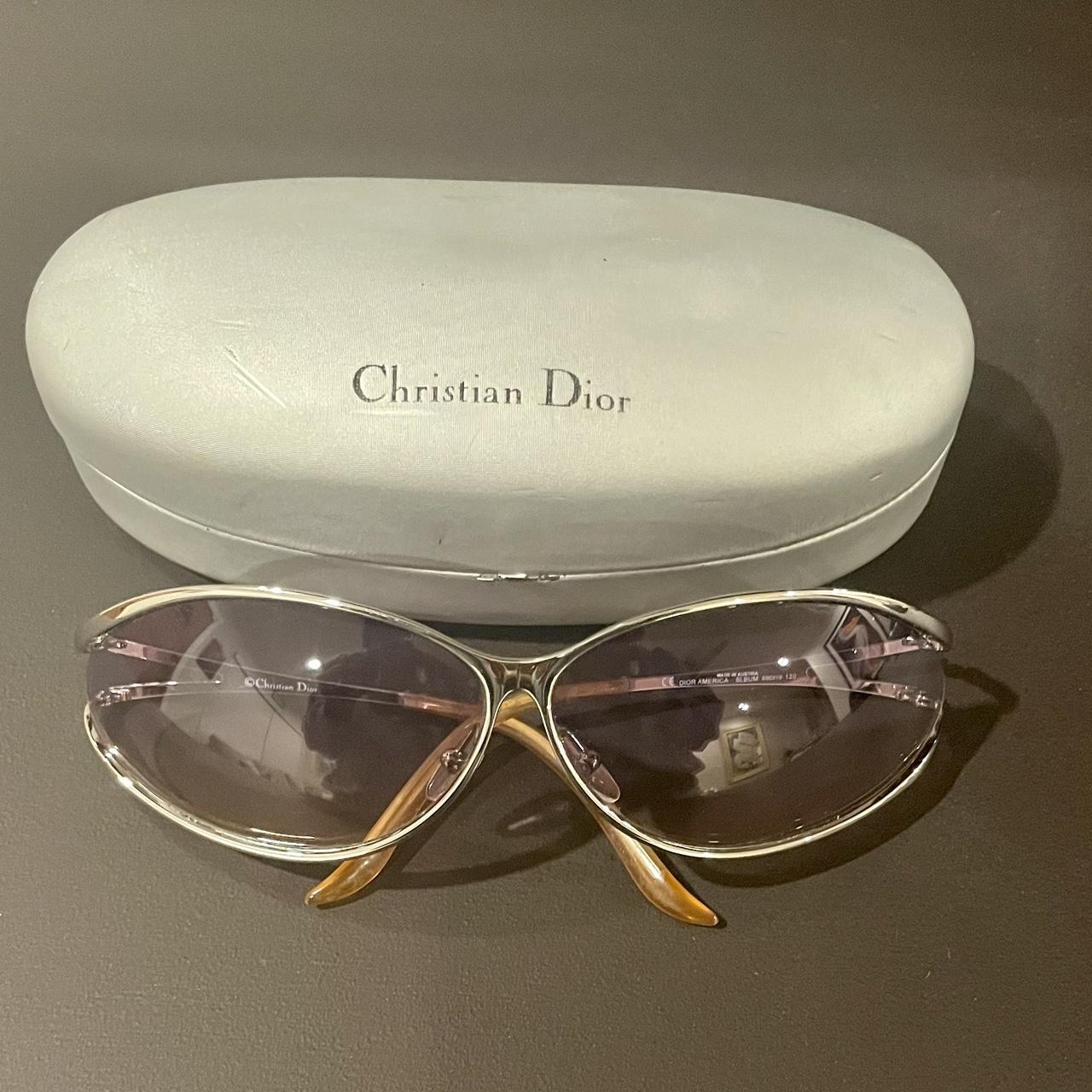 christian dior two tone sunglasses