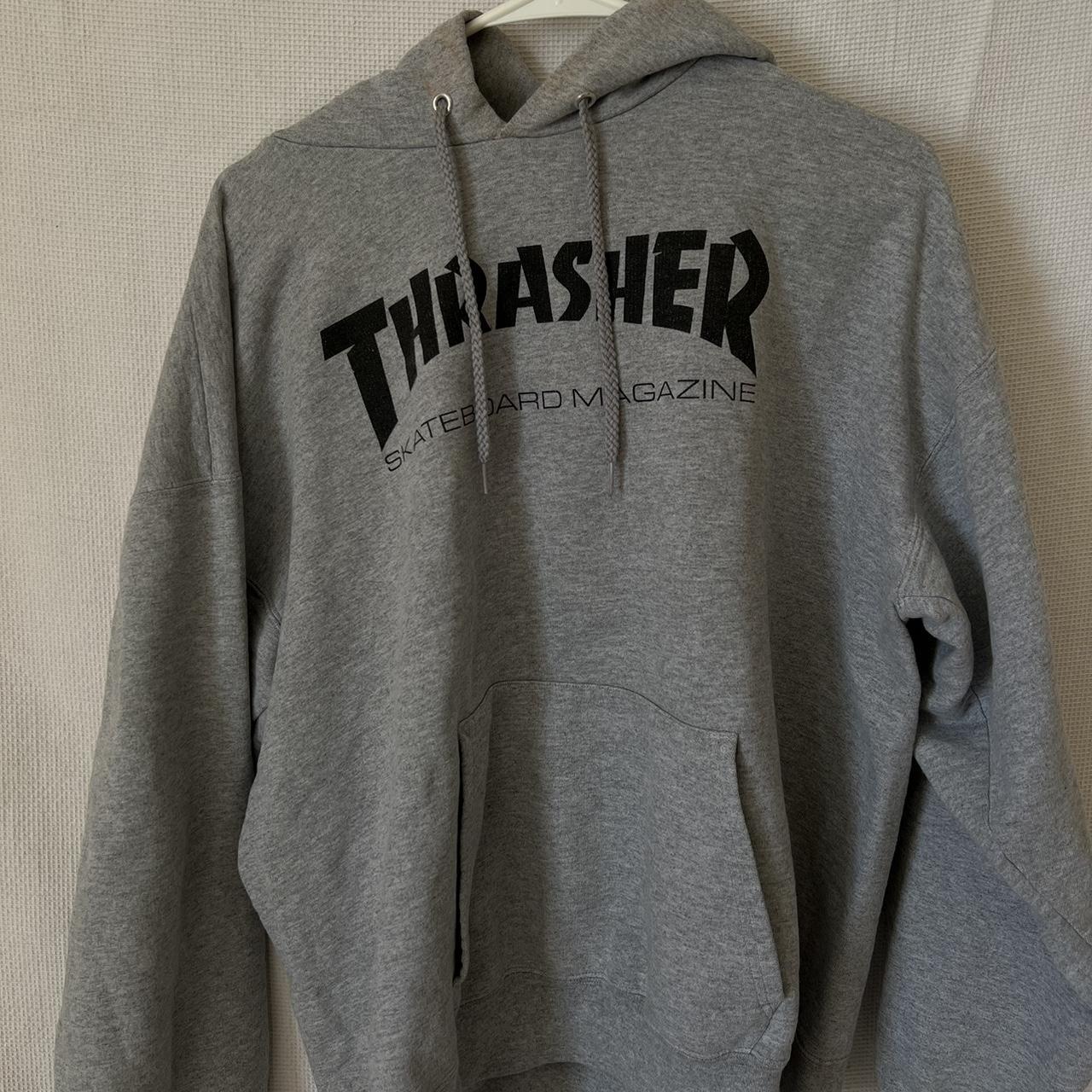 Thrasher hoodie size L - Depop