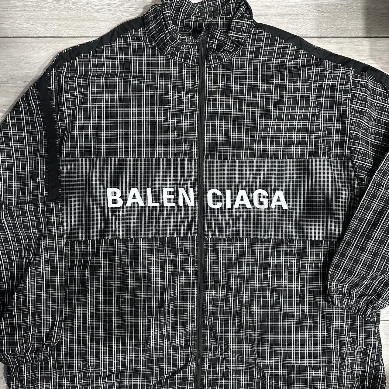 Balenciaga Track jacket. Balenciaga size Large... - Depop