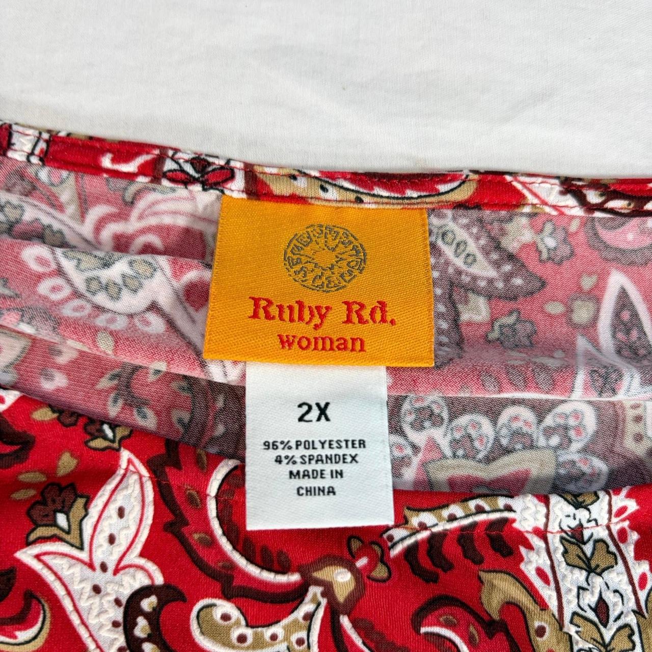 Ruby Rd. Women's Blouse - Red - XXL – Ruby Rd wom… - image 3