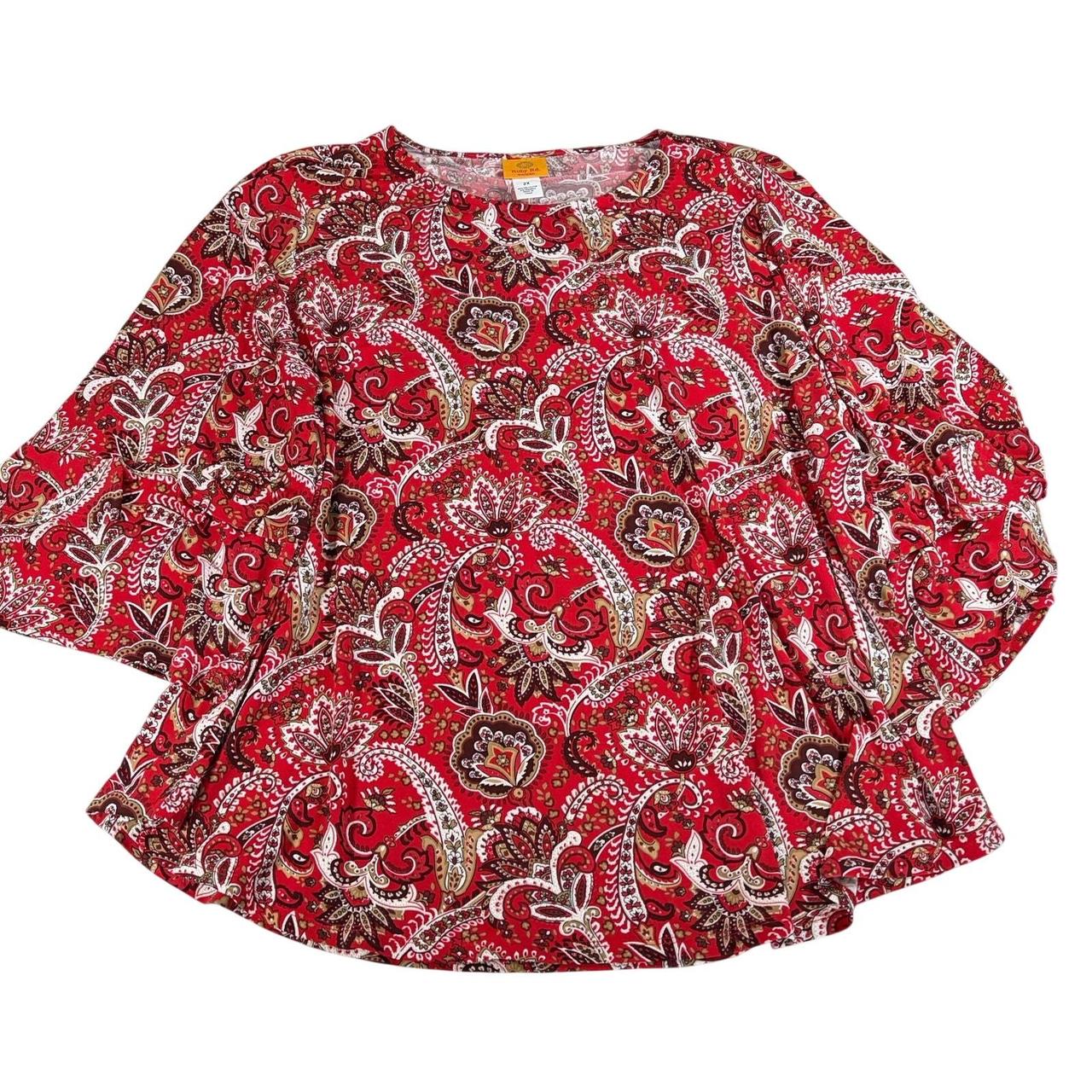 Ruby Rd. Women's Blouse - Red - XXL – Ruby Rd wom… - image 1
