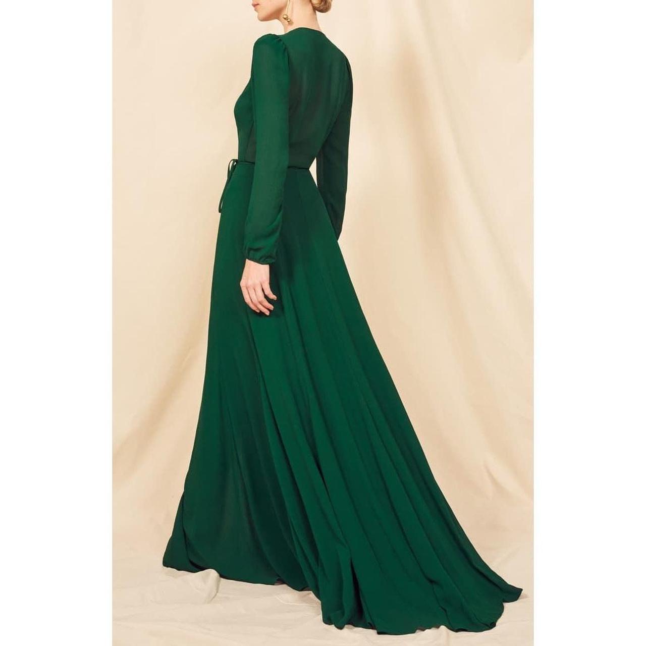 Reformation Milan dress size Floor length, Depop