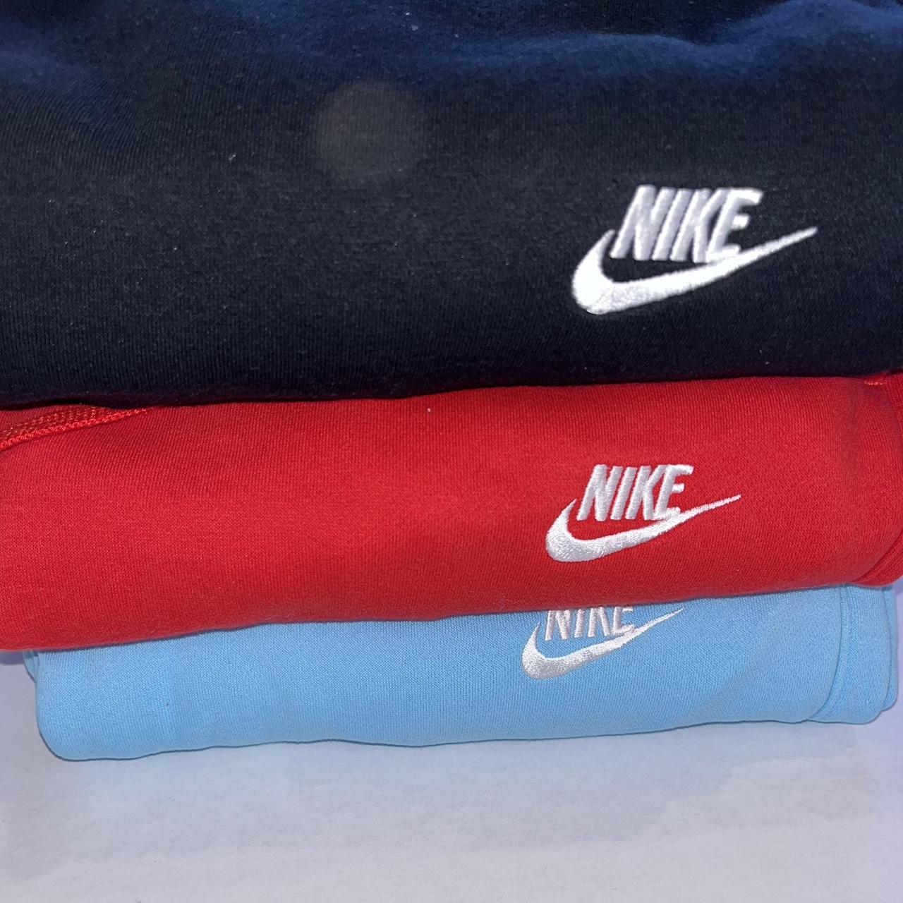 nike pants (red ones sold) black are XL (have... - Depop