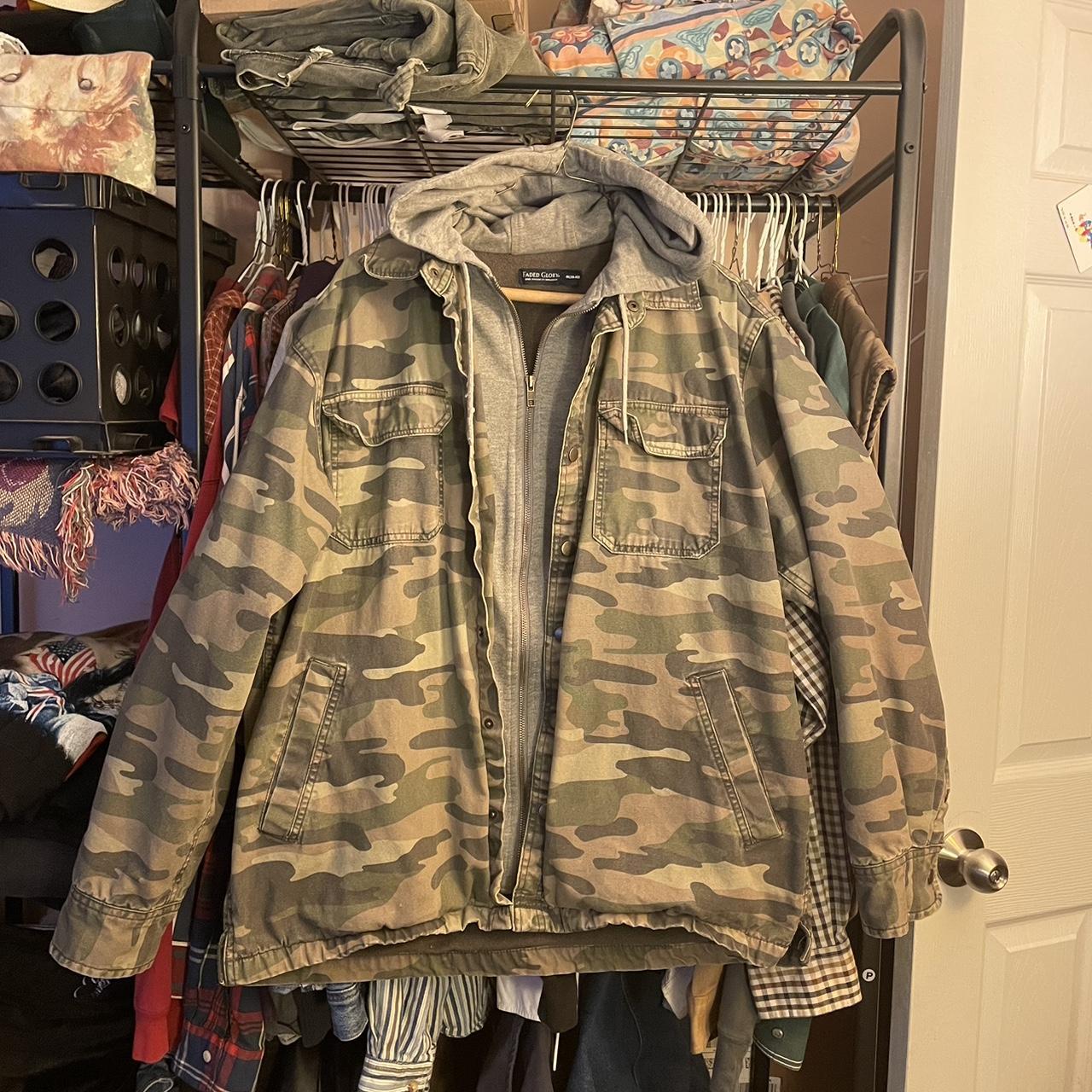 Faded glory hot sale camo jacket