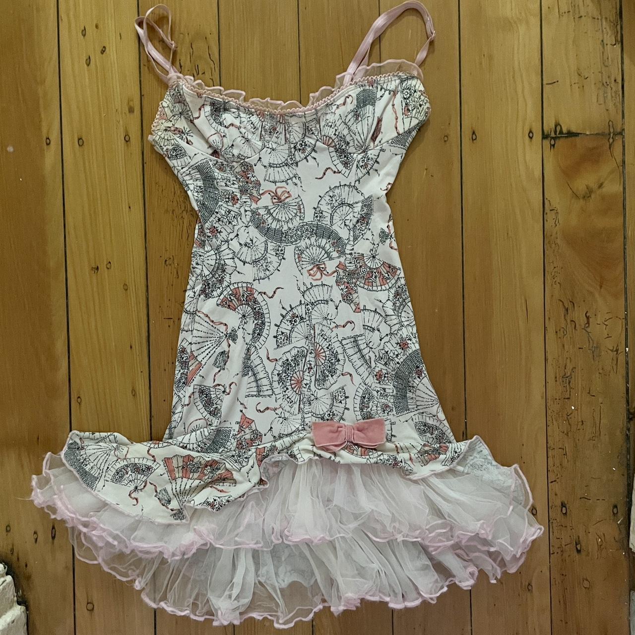 Y2K vintage wheels and doll baby mini dress Worn... Depop