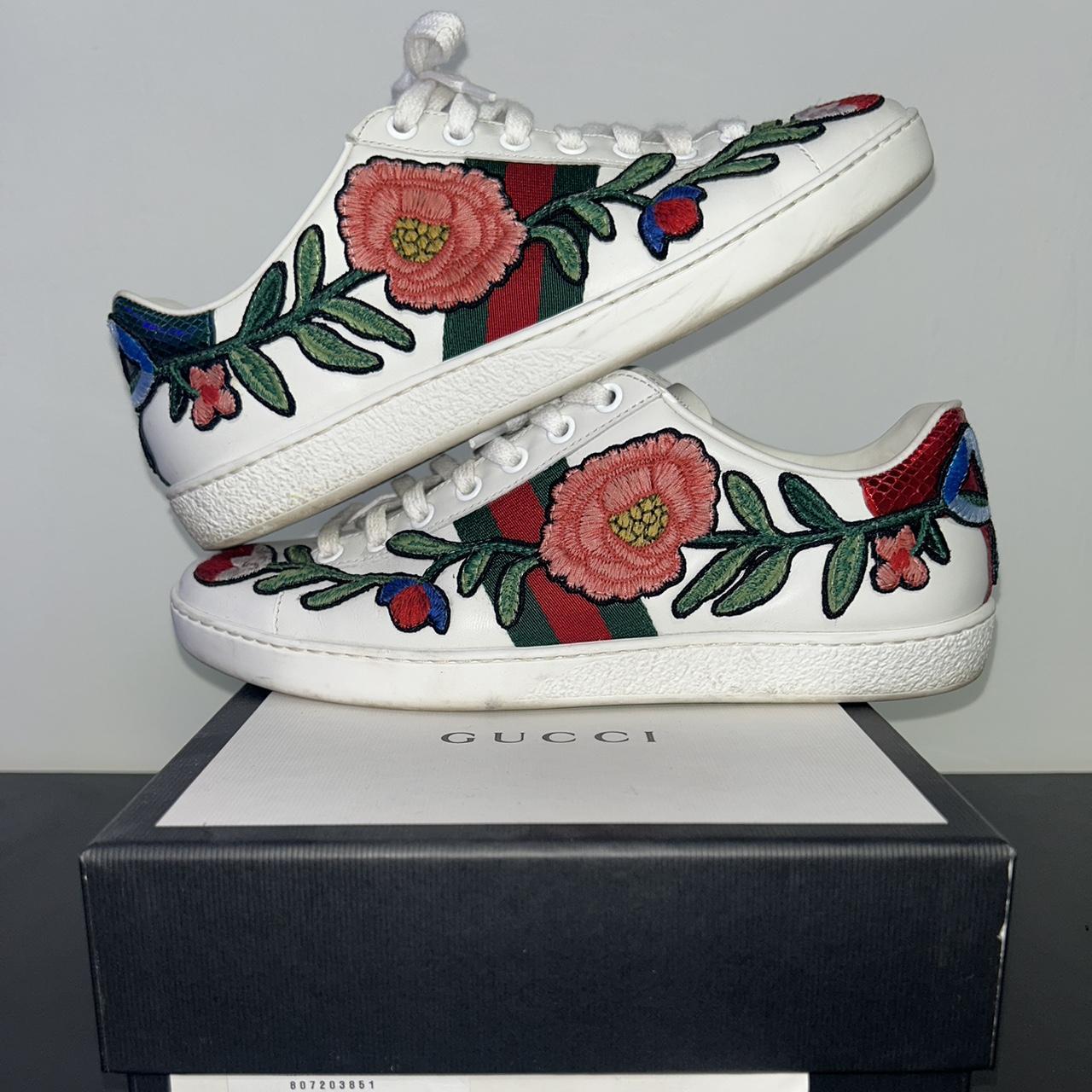 Gucci hot sale rose sneakers