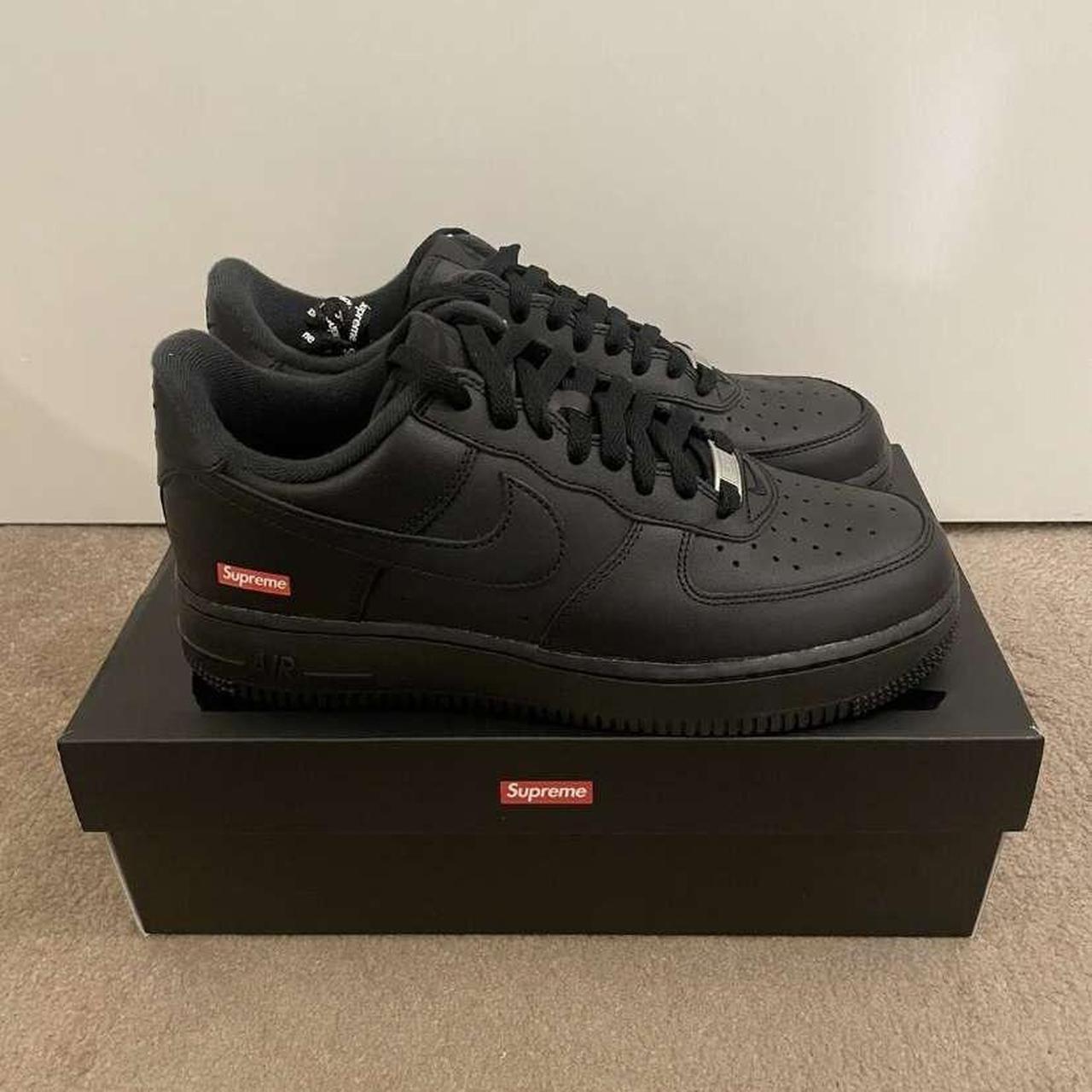 Supreme black Af1s Brand new Open to negotiate... - Depop