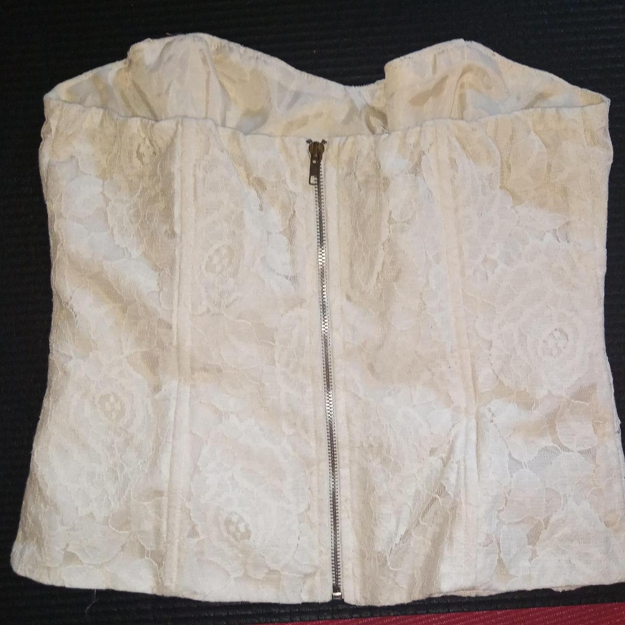 Source Unknown Women's Corset - Cream - L – Vinta… - image 3