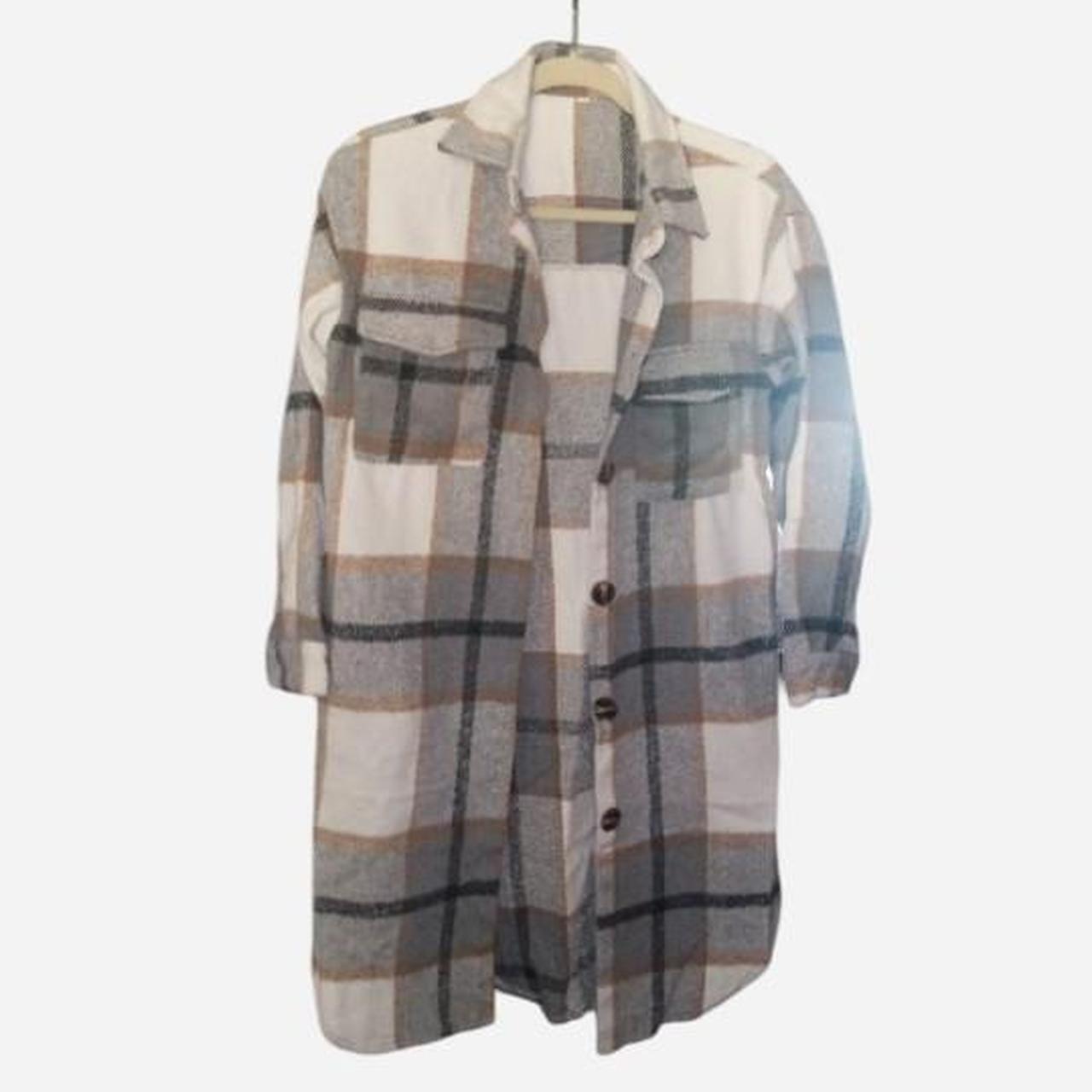 Source Unknown Women's Jacket - Grey/Tan - S – Ta… - image 1