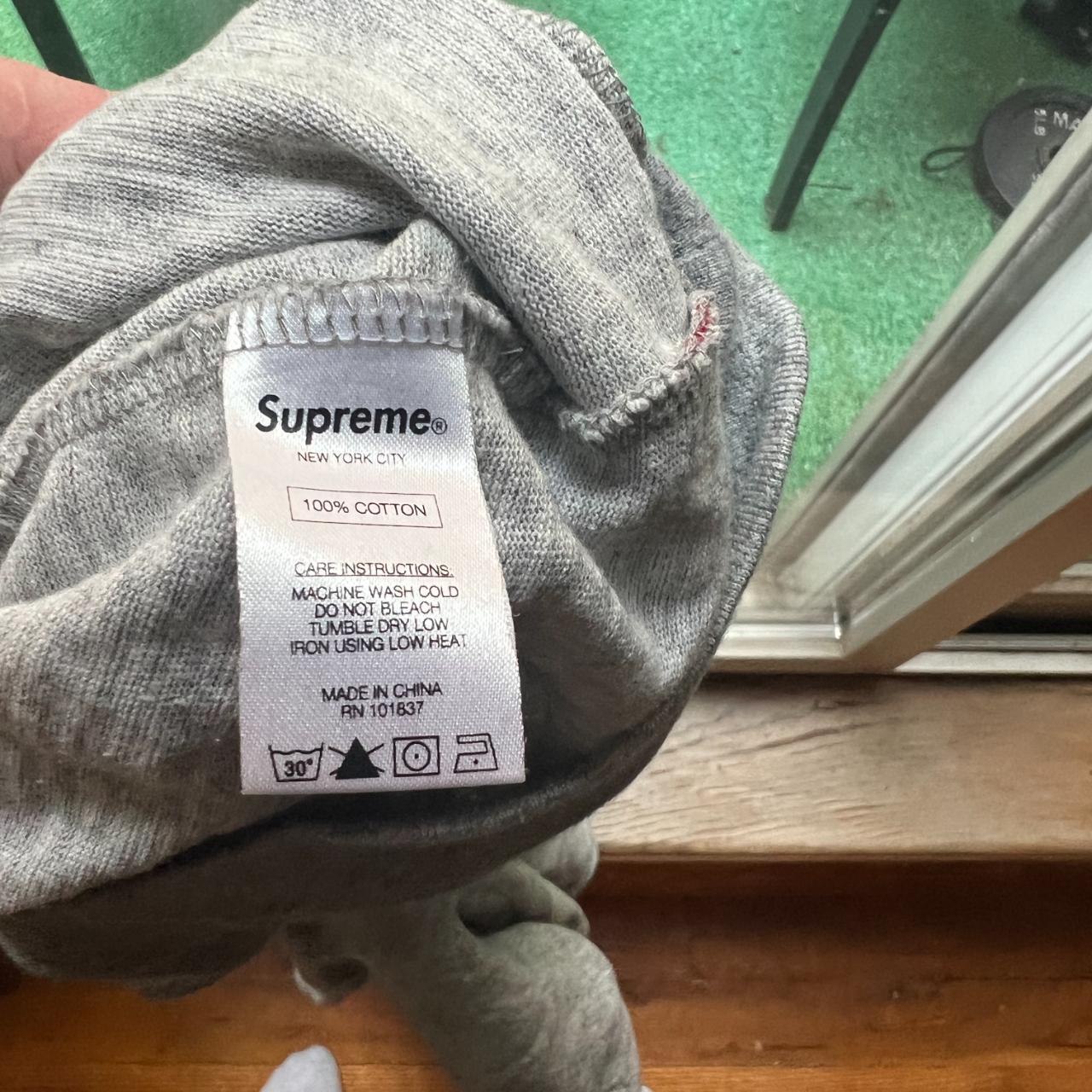 Grey Supreme Hoodie