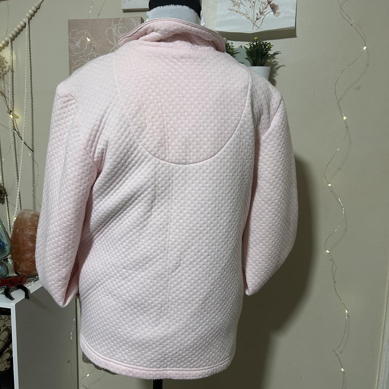 Women's Jacket - Pink - M – Vintage light pink fl… - image 3