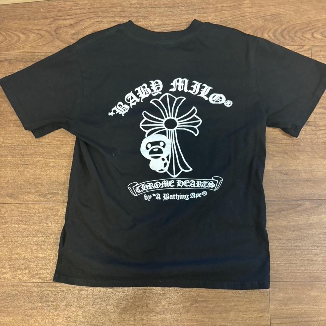 Bathing ape x chrome hearts medium but can fit small | Depop