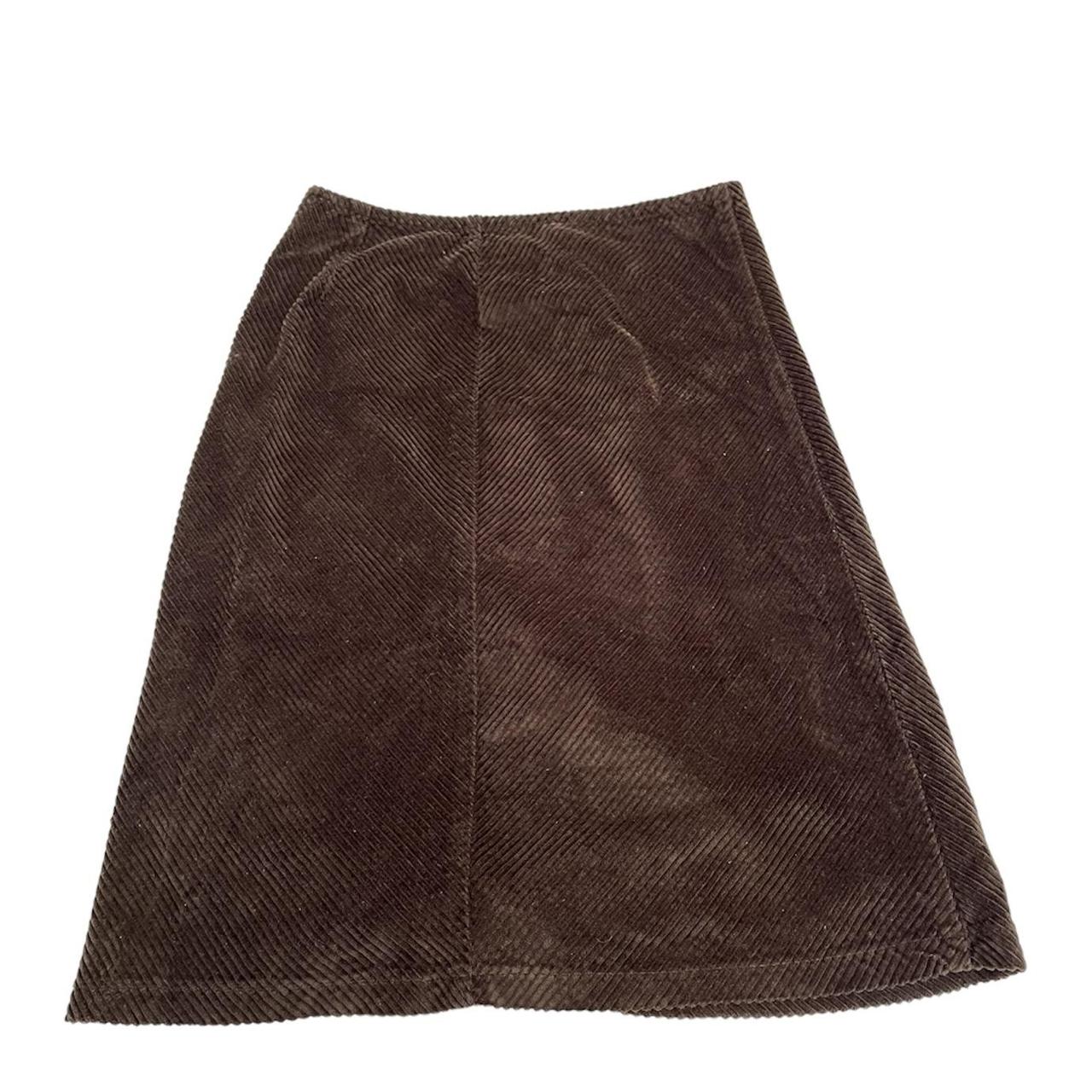 Brown corduroy skirt 100 hotsell