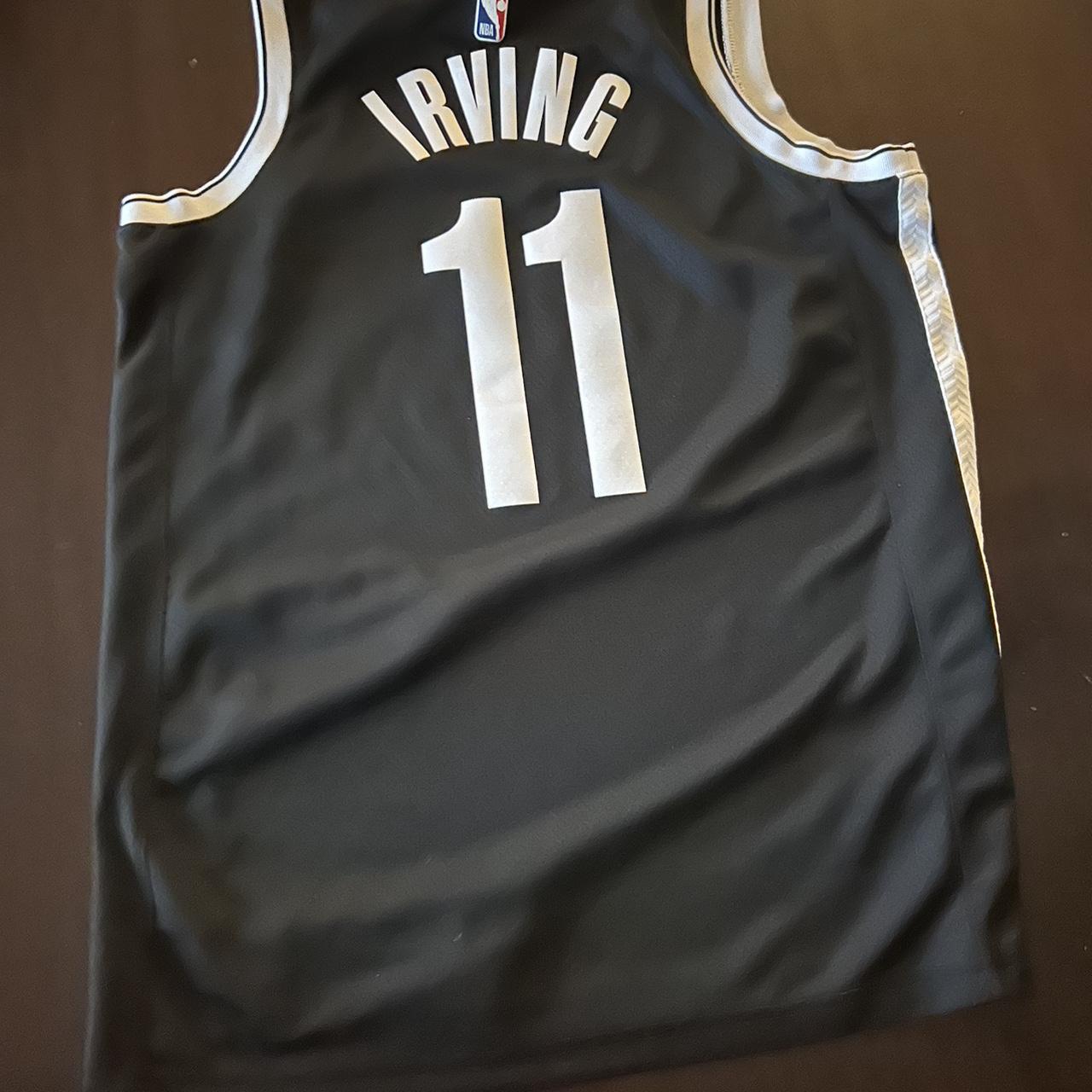 Brooklyn Nets Kyrie Irving Authentic Jersey Slightly - Depop