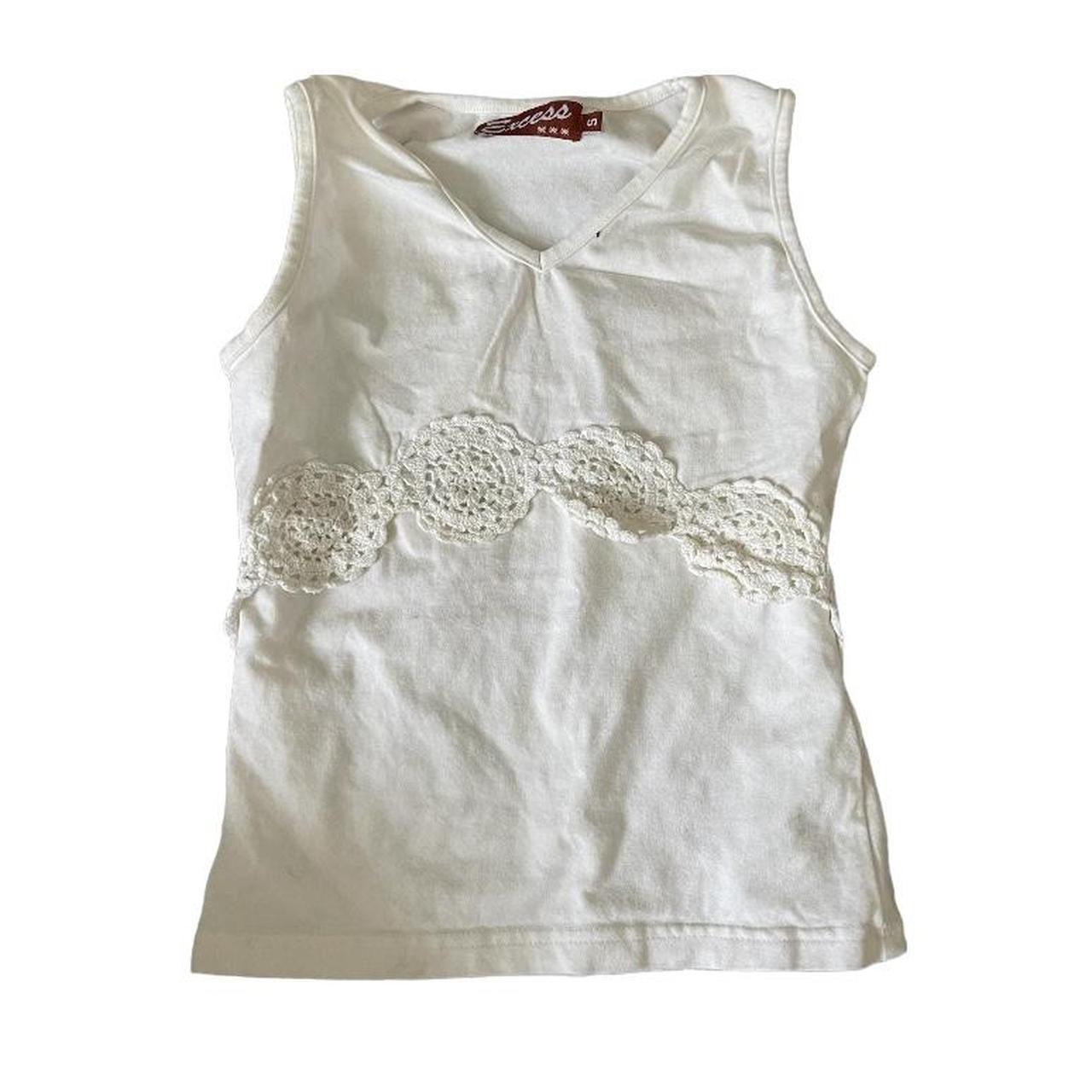 Women's White Vest | Depop