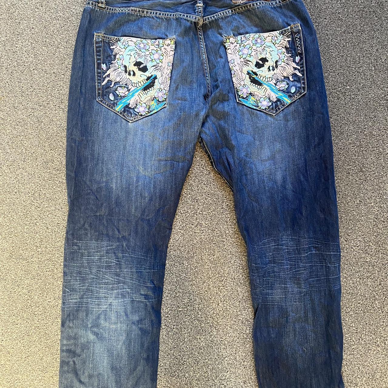 Gently used jeans price negotiable also vintage - Depop