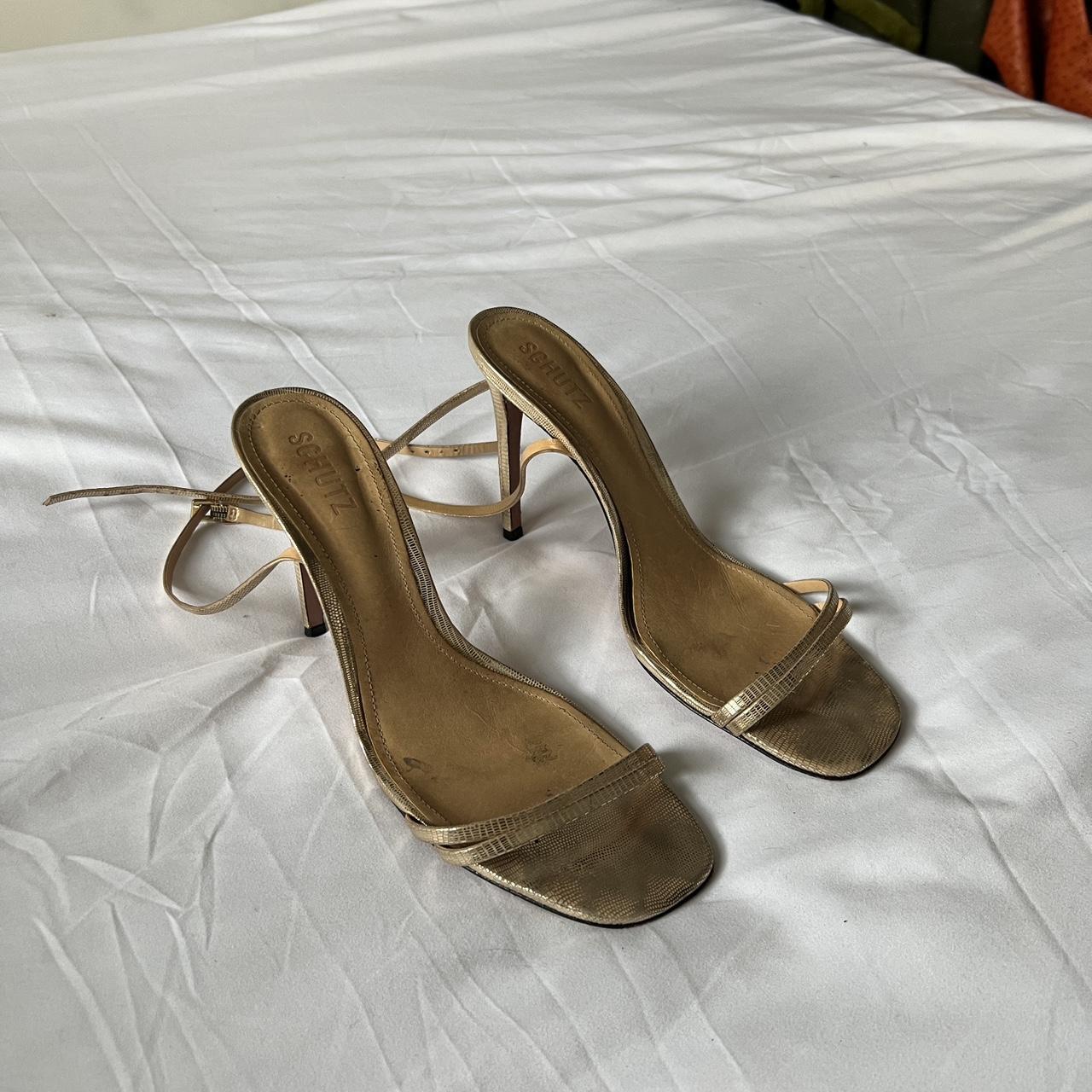 Schutz Women's Gold Sandals