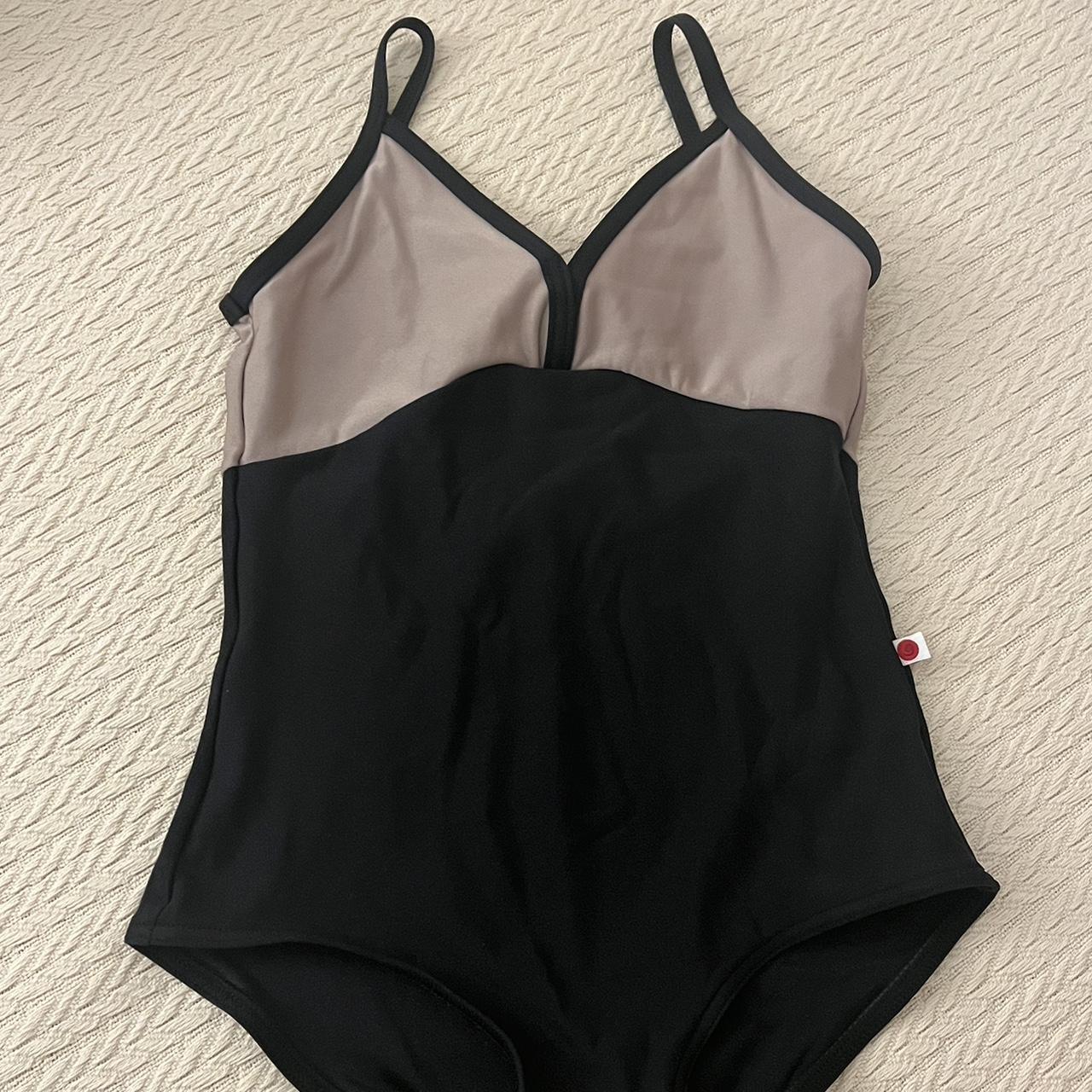 Yumiko leotard Daria Style Nylon black bottom and... - Depop