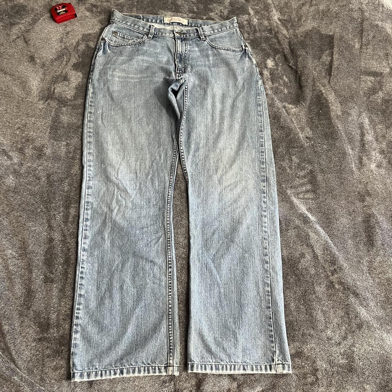Vintage y2k Stone Washed RG 512 Denim Jeans Size: - Depop