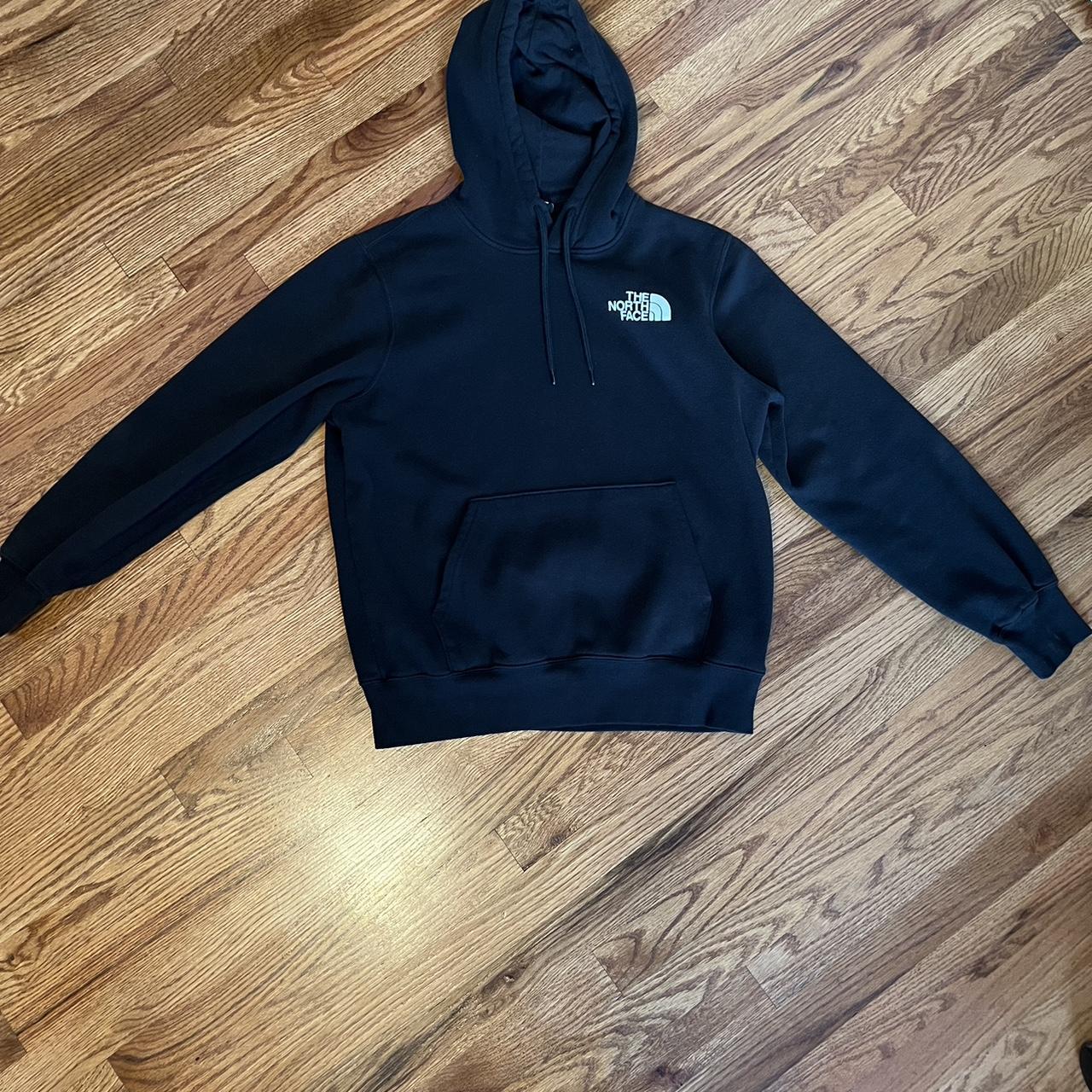 north face design hoodie - Depop