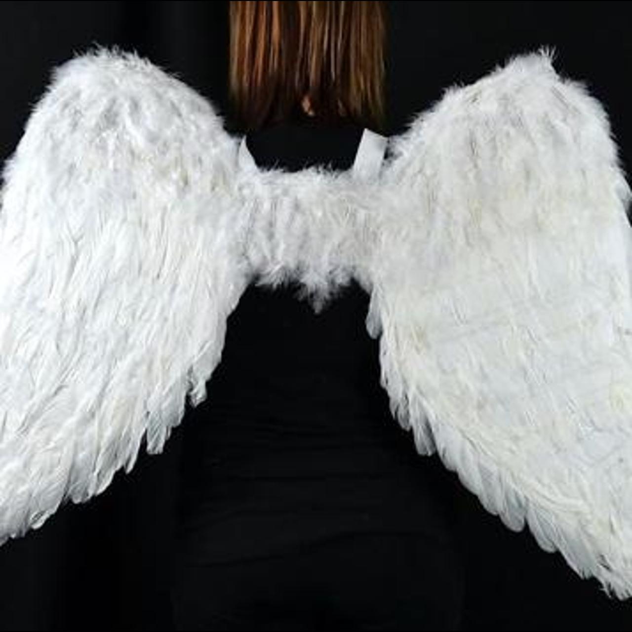 angel wings for cosplay purchased off amazon for... - Depop