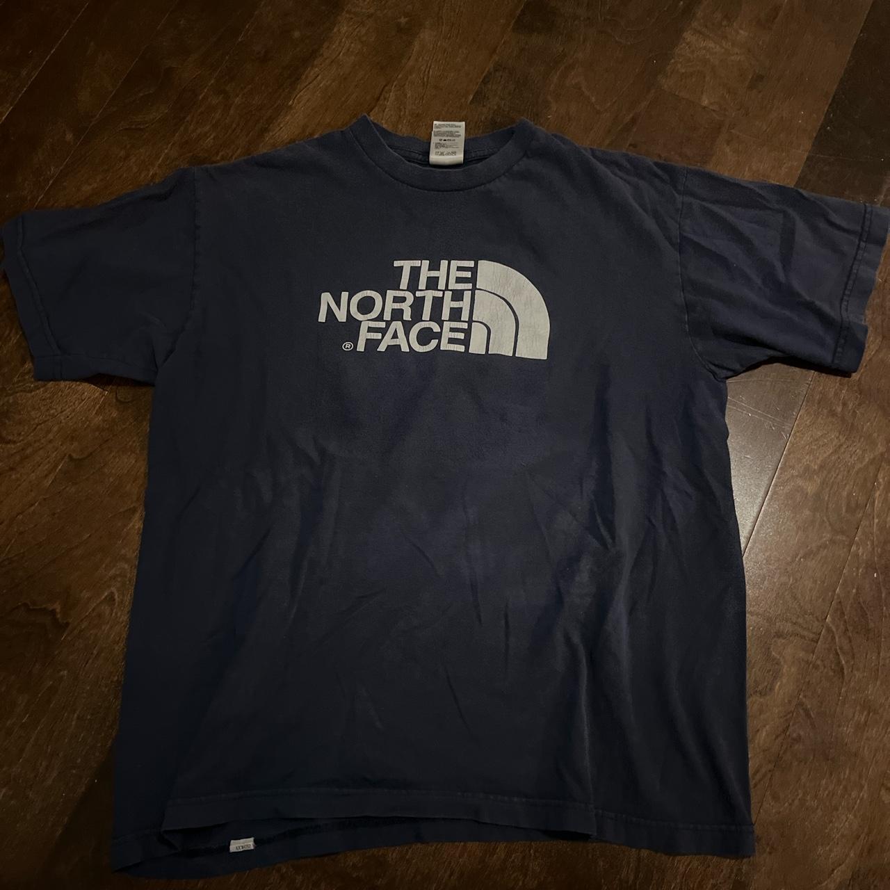 The North Face Men's Navy T-shirt | Depop