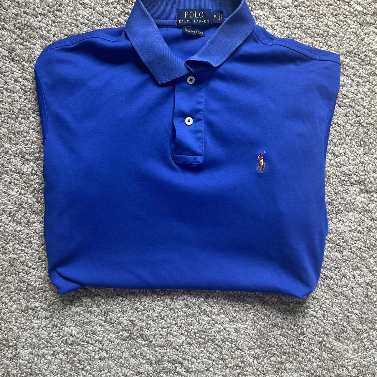 Polo Ralph Lauren Men's Blue Polo-shirts | Depop