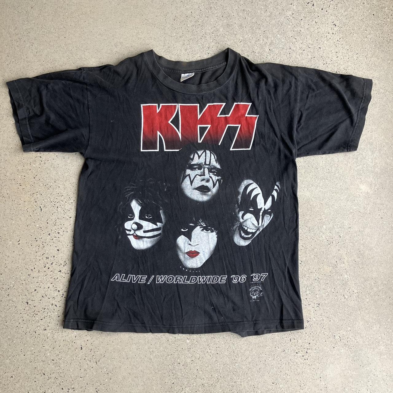 KISS. I got the best tour tshirt 1996. Vintage... - Depop