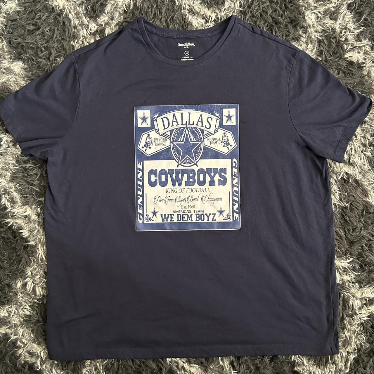 DALLAS COWBOYS TEE XXL IN VERY GOOD... - Depop