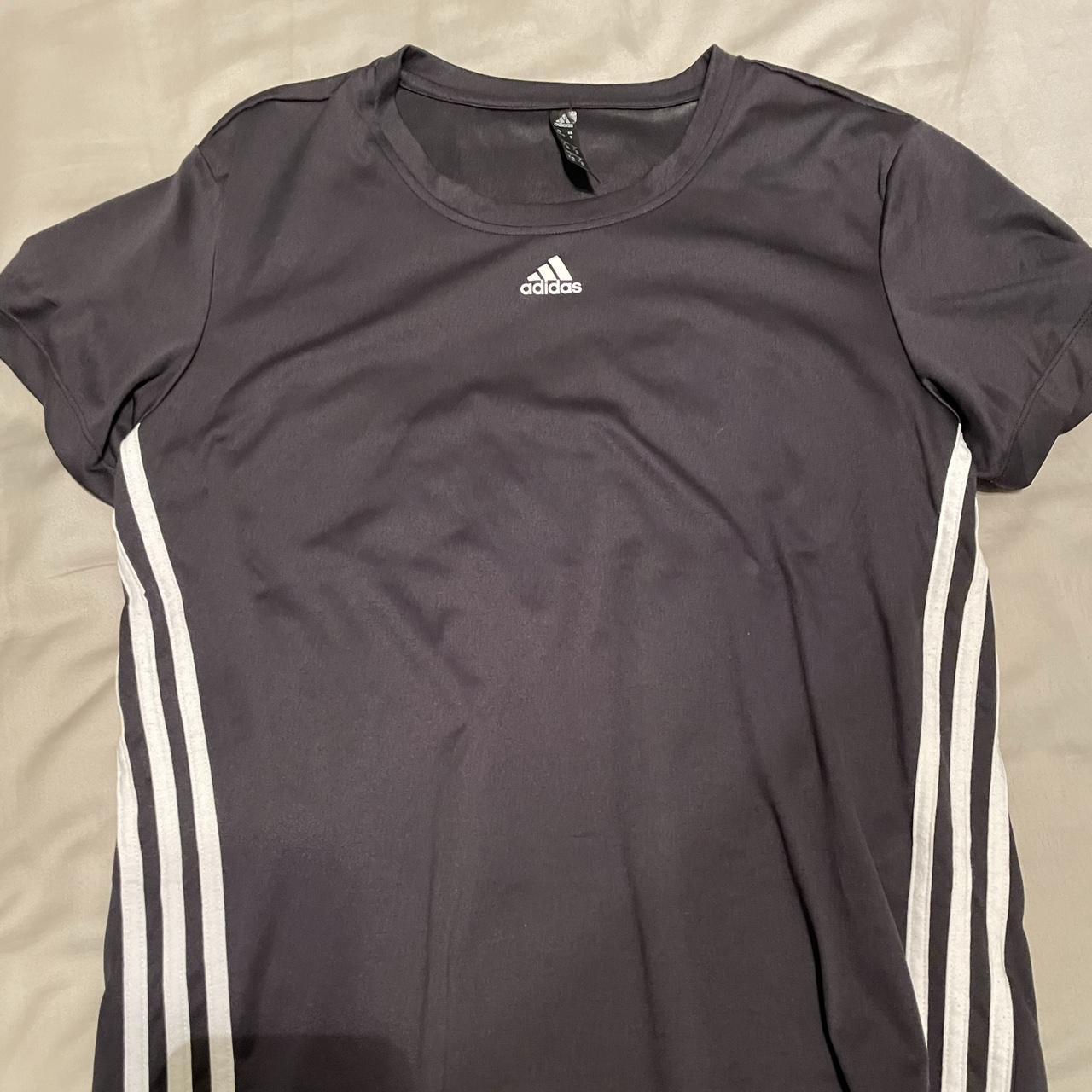 Adidas athletic shirt a little loose on the neck - Depop