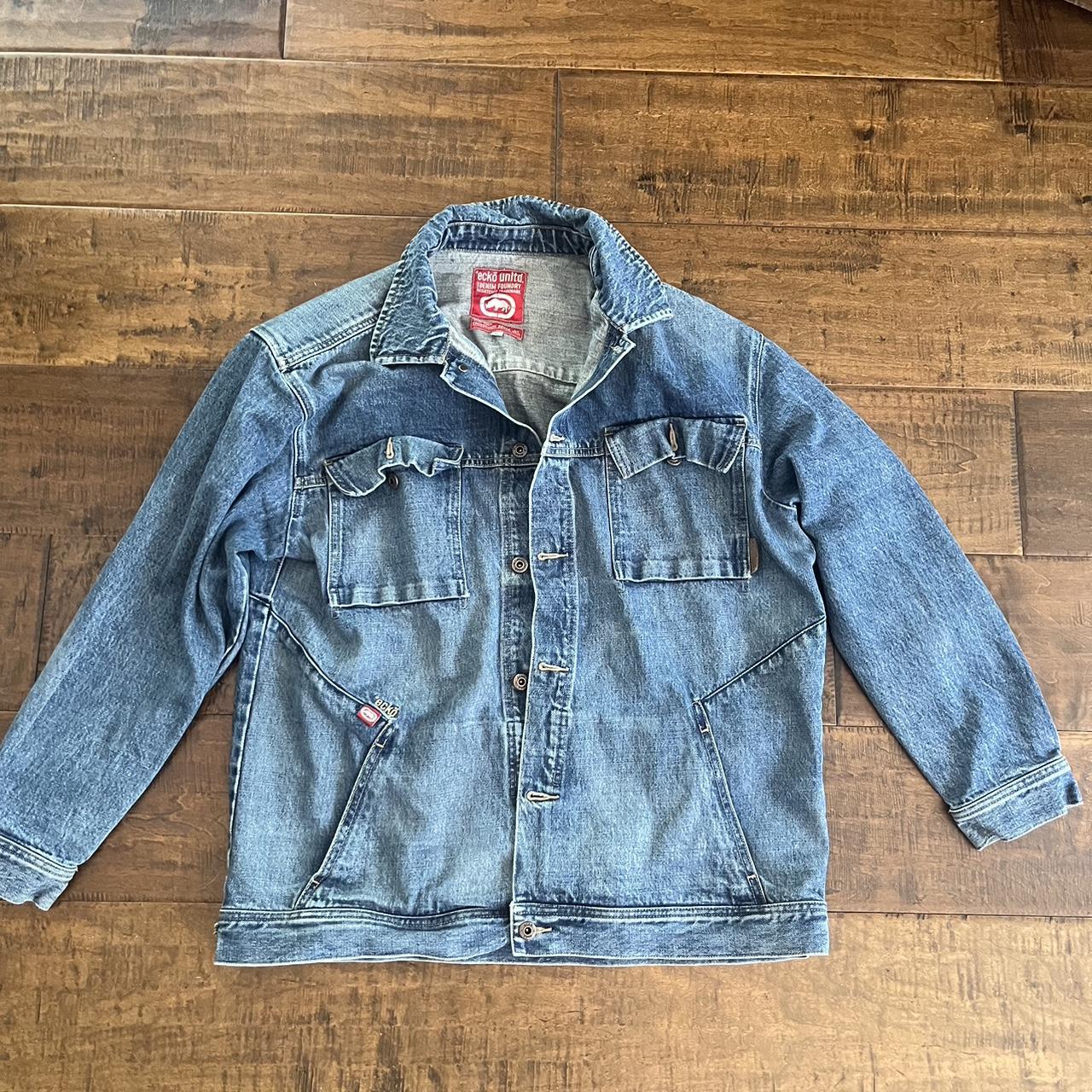 Y2K ecko unltd denim jacket Depop