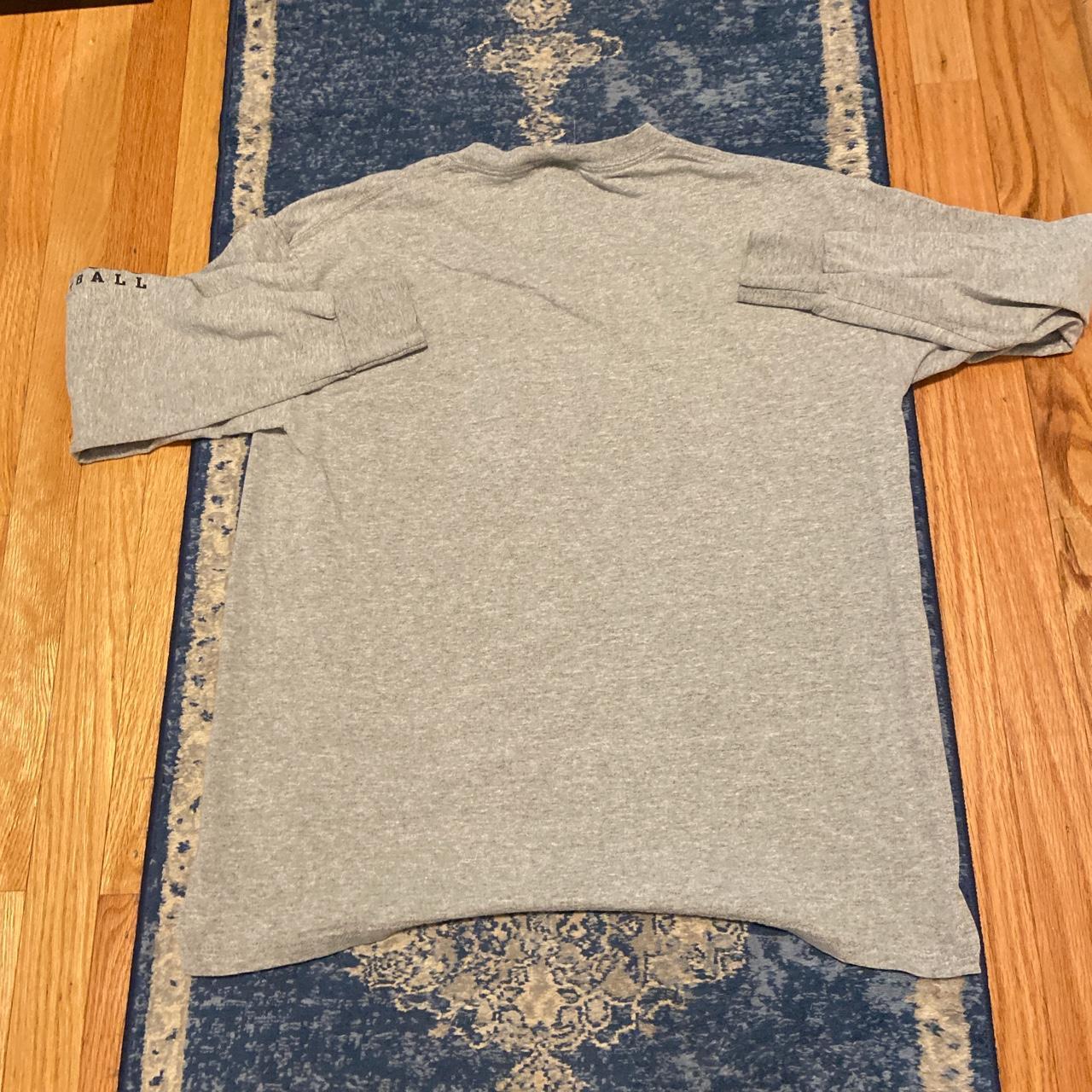 NFL T Shirt Grey longsleeve Steelers tee. Good - Depop