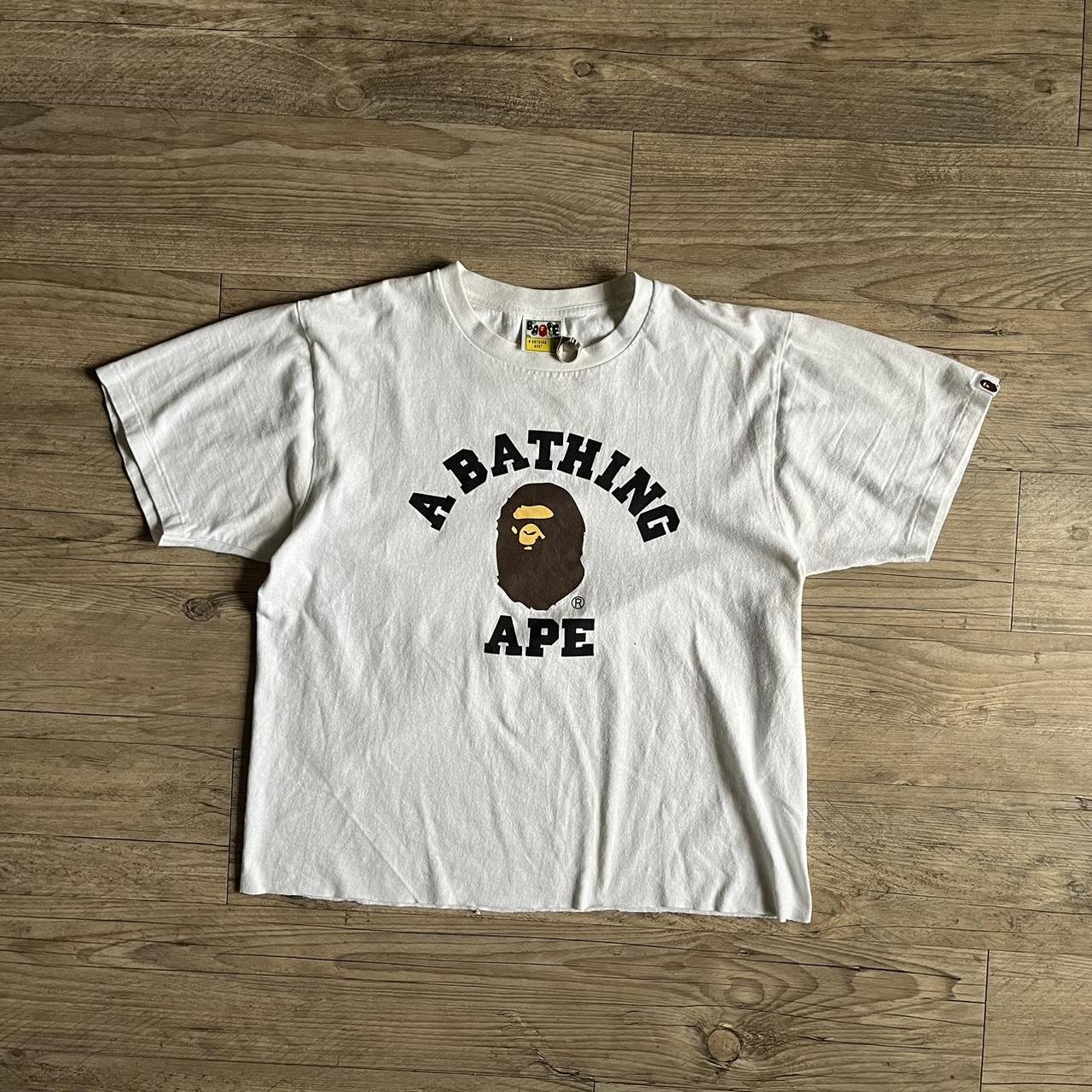 SICK Y2K CLASSIC BAPE BOXY CROPPED TEE 🔥🔥🔥 ⛩️ITEM... - Depop