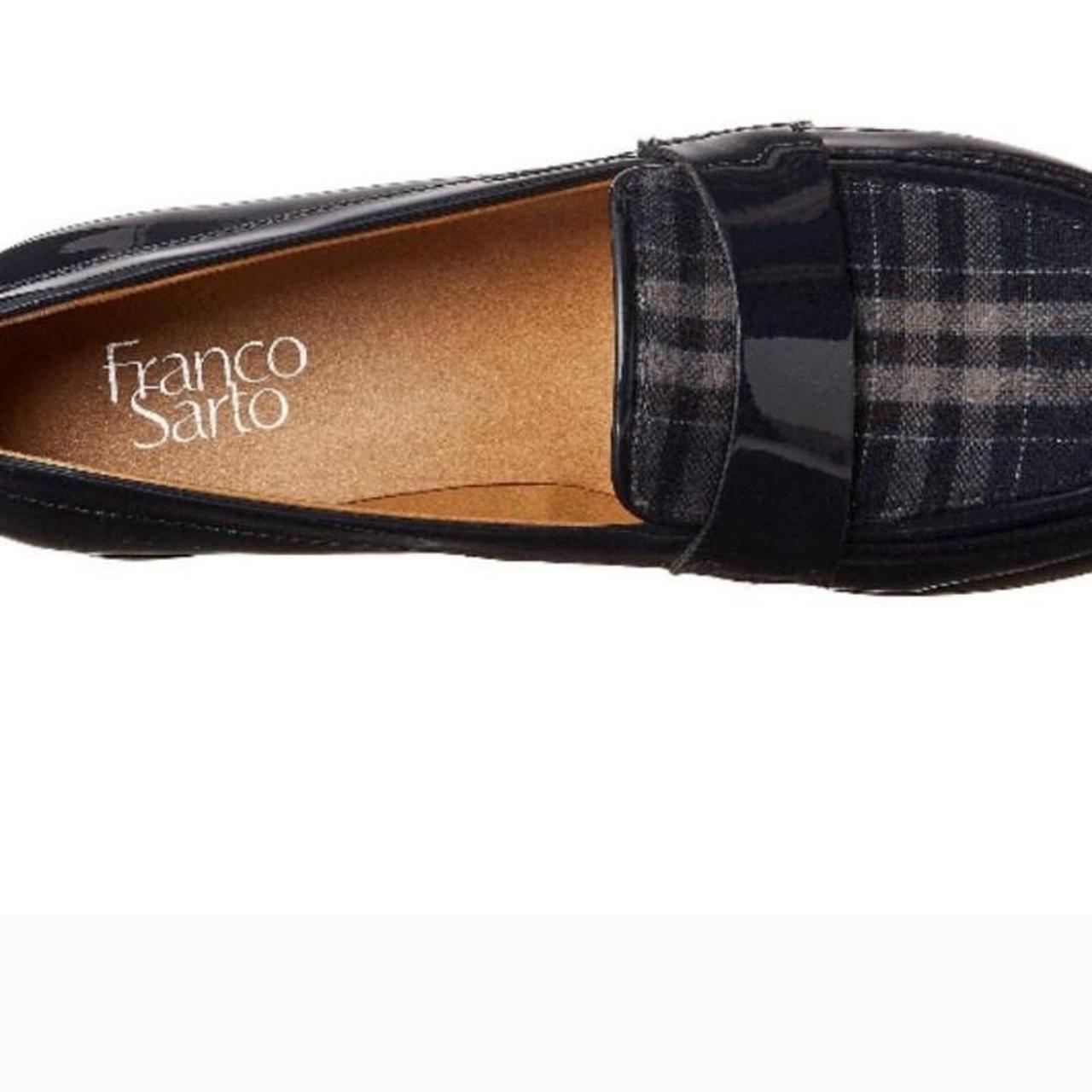 Franco Sarto plaid valera loafers. Preppy. Academia Depop