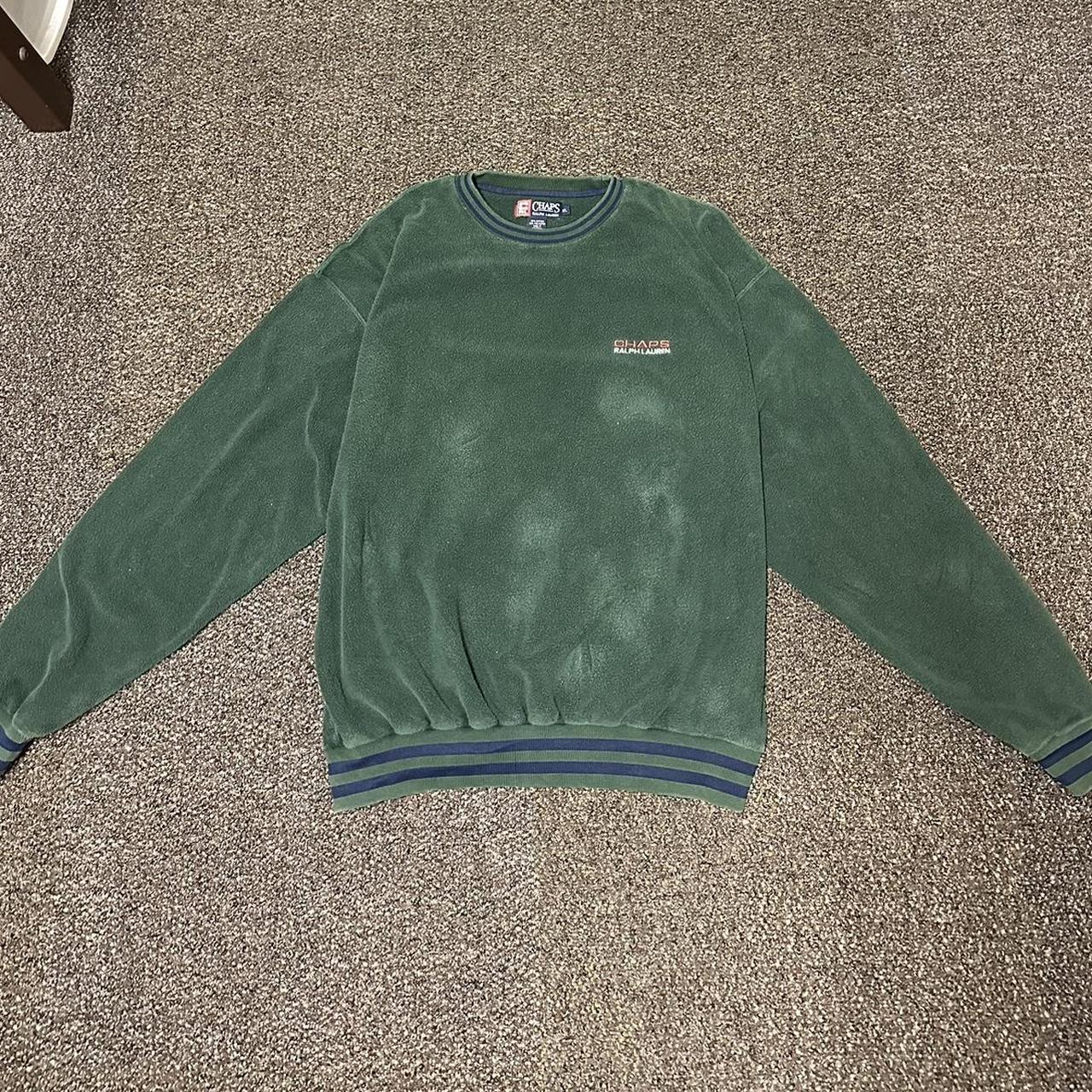 Y2k chaps sold forest green crewneck